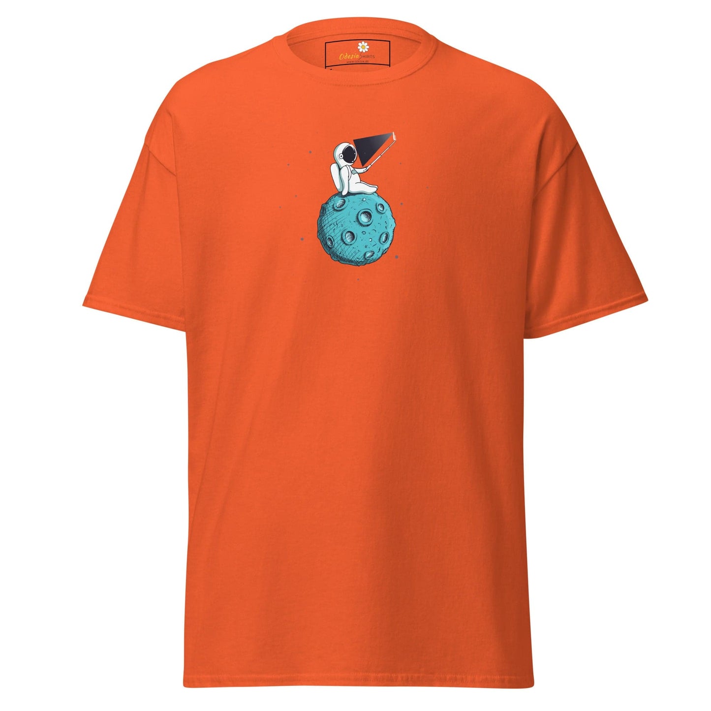 Unisex classic tee - ASTRONAUT SELFIE - REGULAR - Orange / S