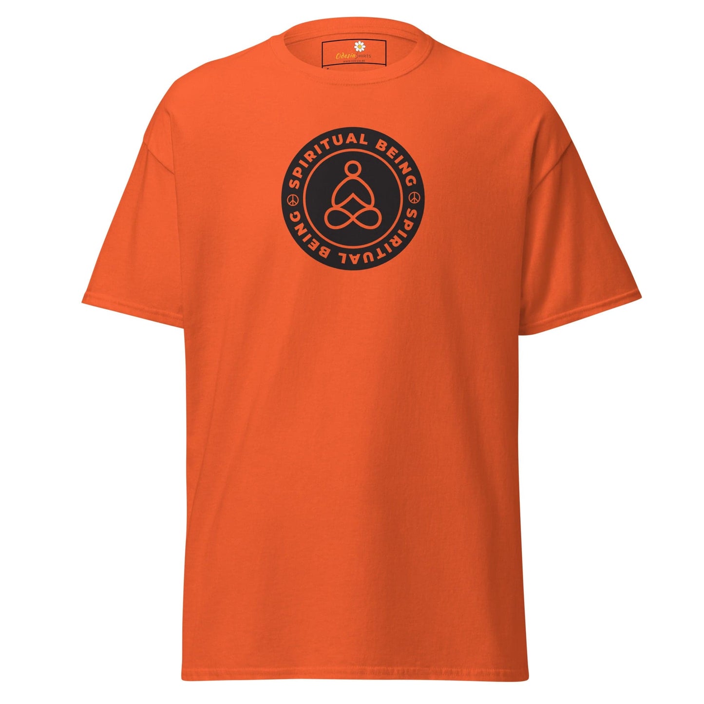 Unisex classic tee - SPIRITUAL BEING - REGULAR - Orange / S