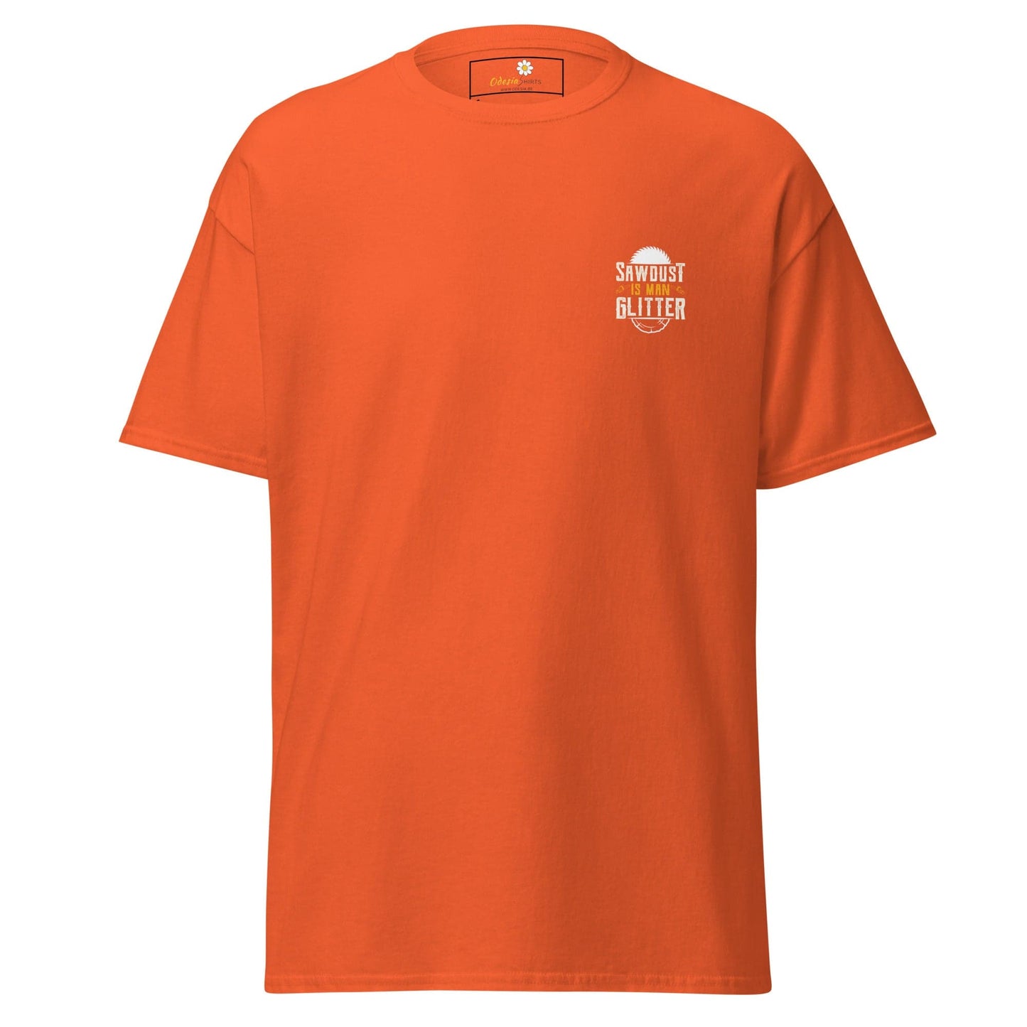 Unisex classic tee - MISC FUN SAWDUST GLITTER POCKET - REGULAR - Orange / S