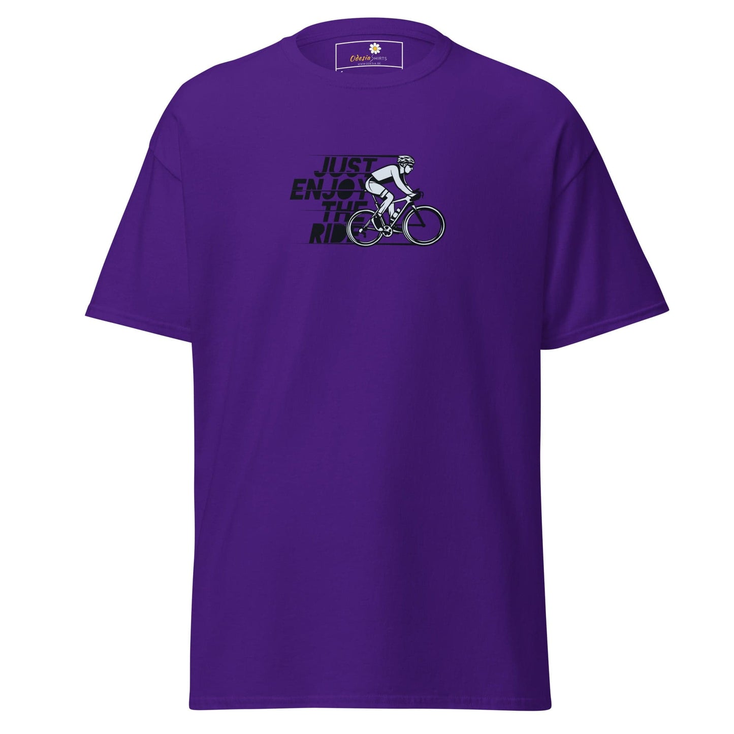 Unisex classic tee - SPORT ENJOY THE RIDE - REGULAR - Purple / S