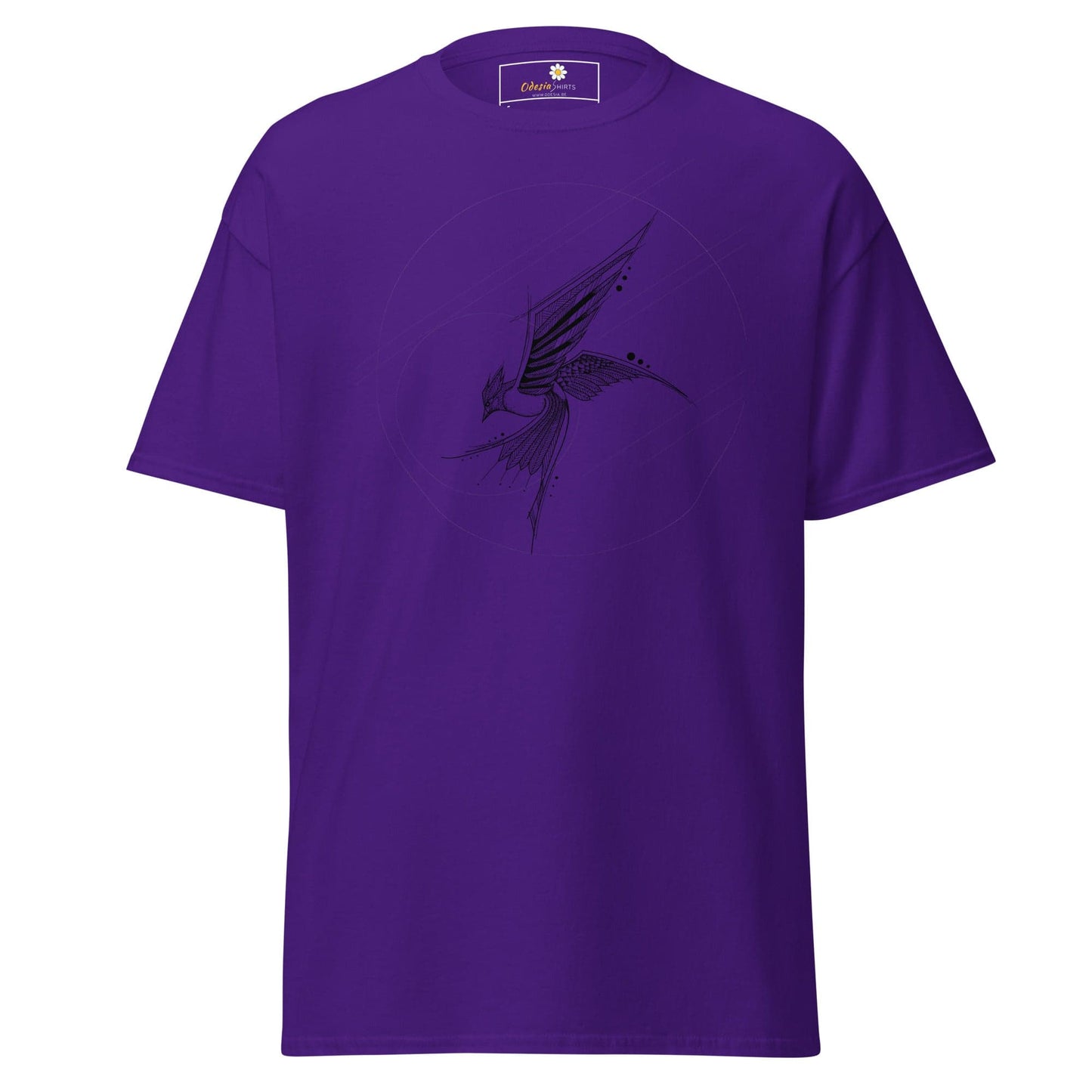 Unisex classic tee - ANIMALS BIRD - REGULAR - Purple / S