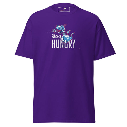 Unisex classic t-shirt - FUN STAY HUNGRY - REGULAR - Purple / S