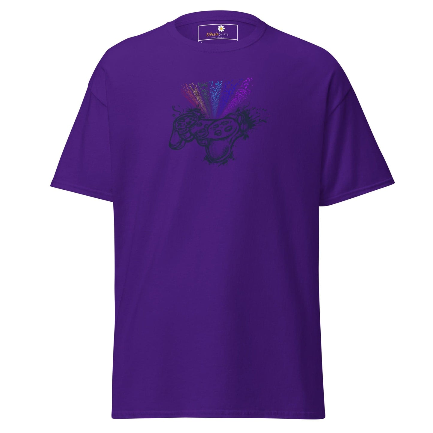 Unisex classic tee - IT COLORFUL GAMER - REGULAR - Purple / S