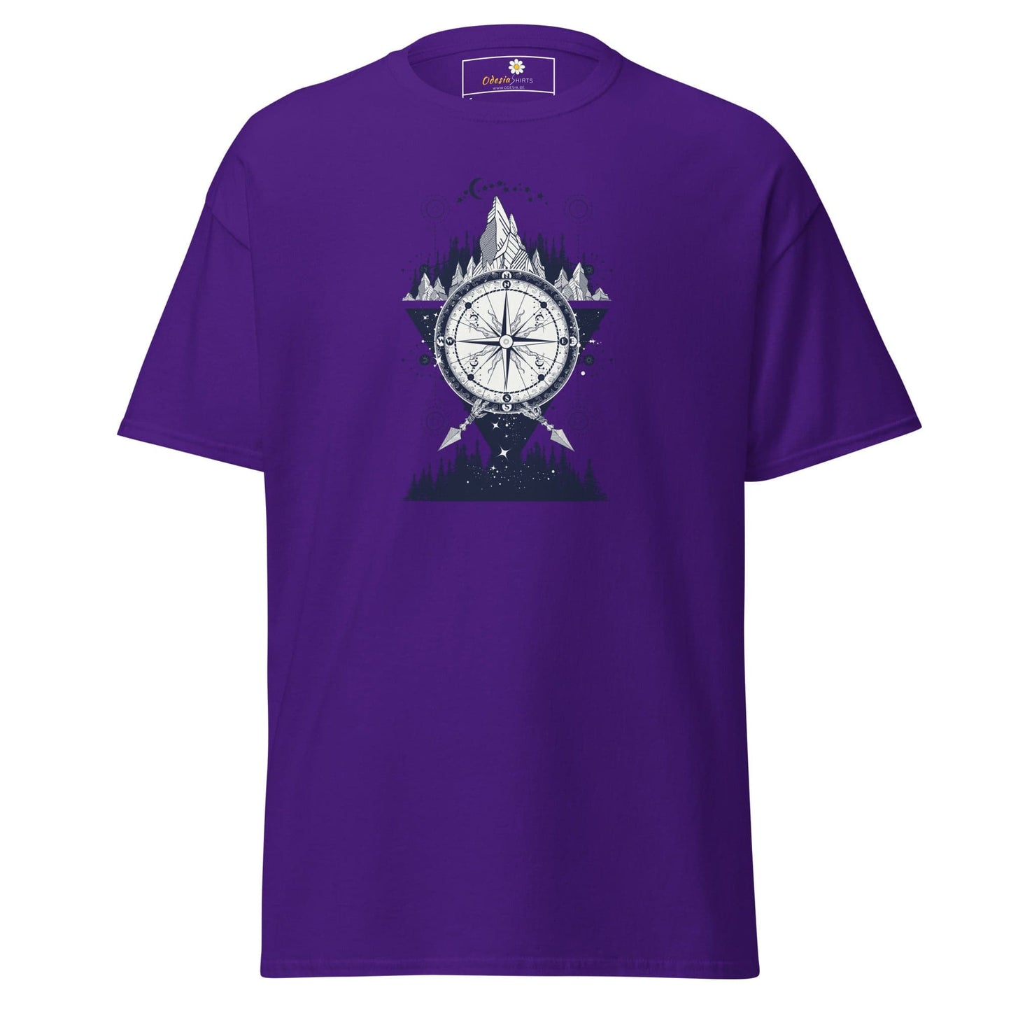 Unisex classic t-shirt - MYSTIC DIRECTIONS - REGULAR - Purple / S