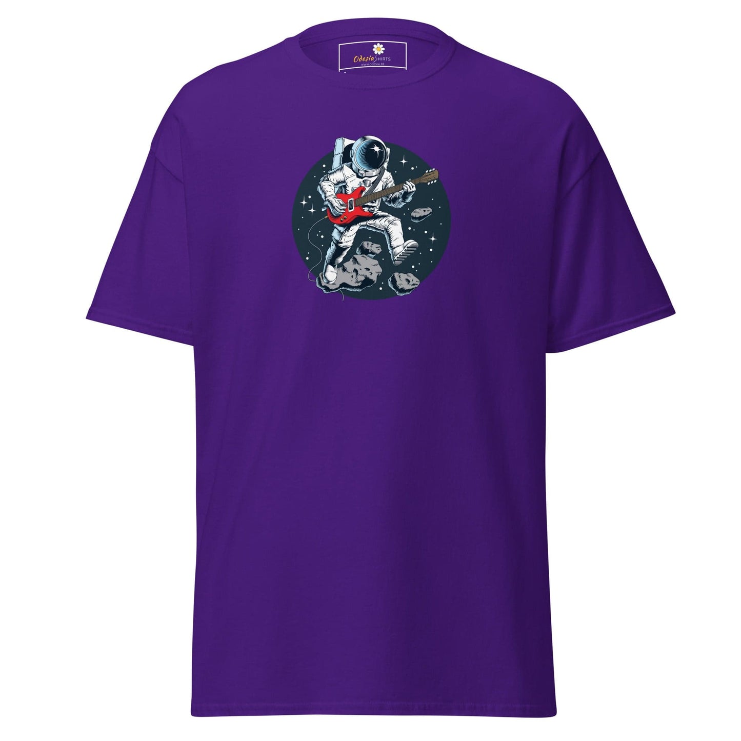 Unisex classic tee - ASTRONAUT MUSIC ROCK - REGULAR - Purple / S