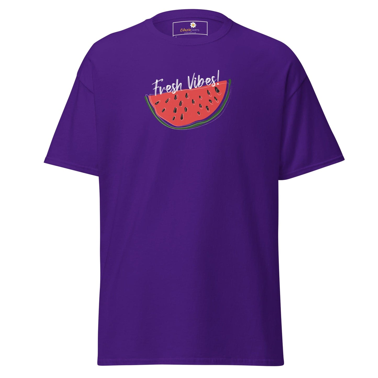 Unisex classic tee - SUMMER FRESH VIBES - REGULAR - Purple / S