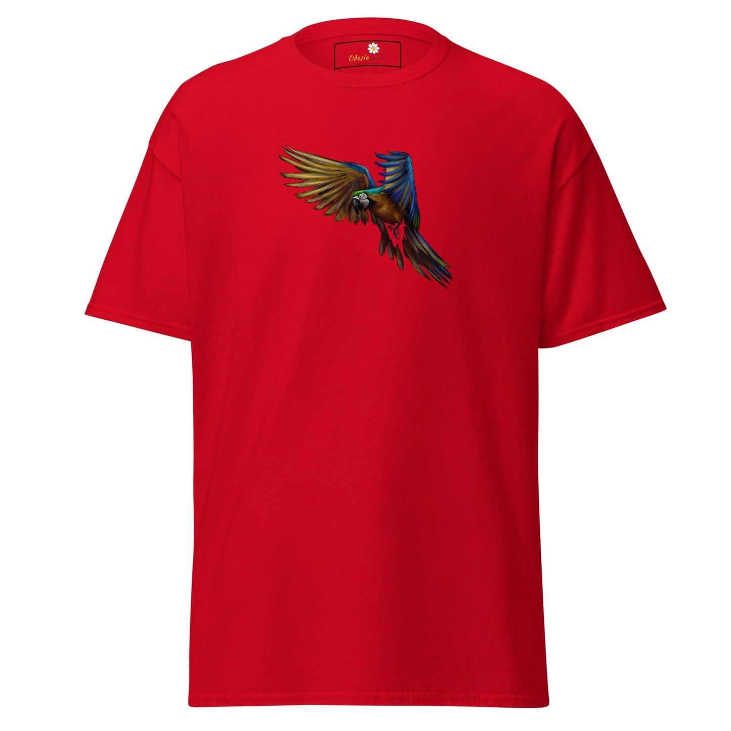 Unisex classic tee - WILD LIFE PARROT - REGULAR - Red / S