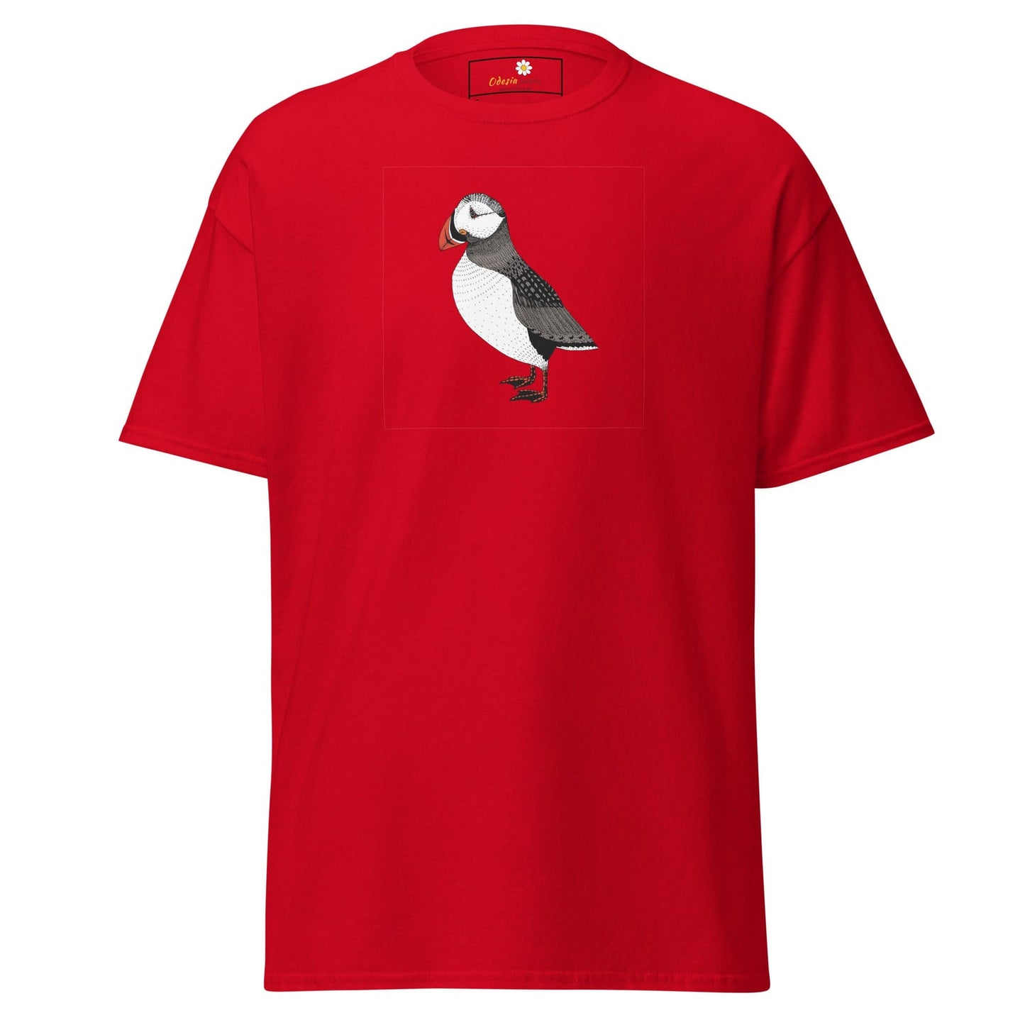 Unisex classic tee - WILD LIFE WALKING BIRD - REGULAR - Red / S