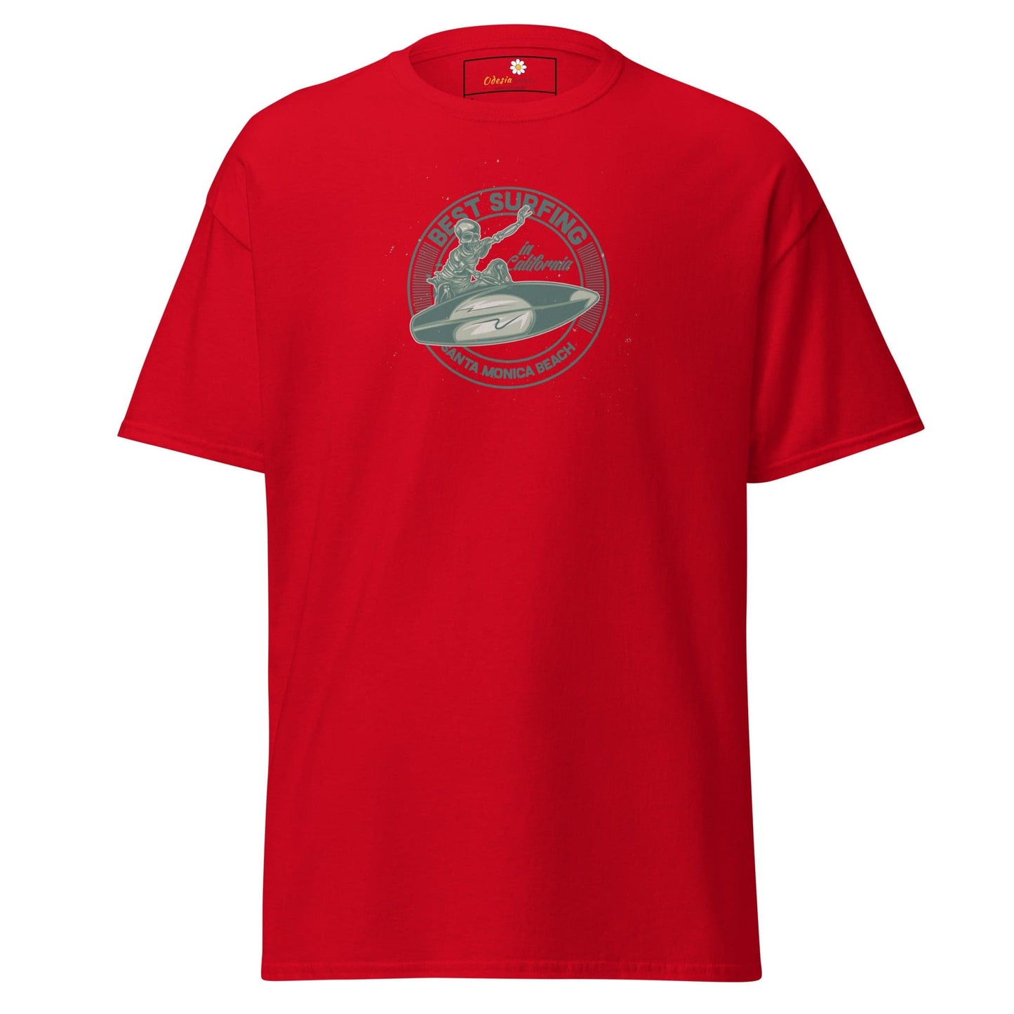 Unisex classic t-shirt - SPORT BEST SURFING - REGULAR - Red / S