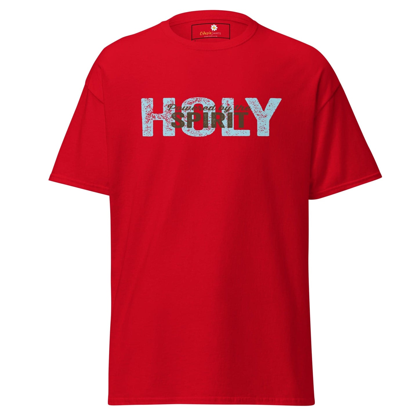 Unisex classic tee - SPIRITUAL POWERED HOLY SPIRIT - REGULAR - Red / S