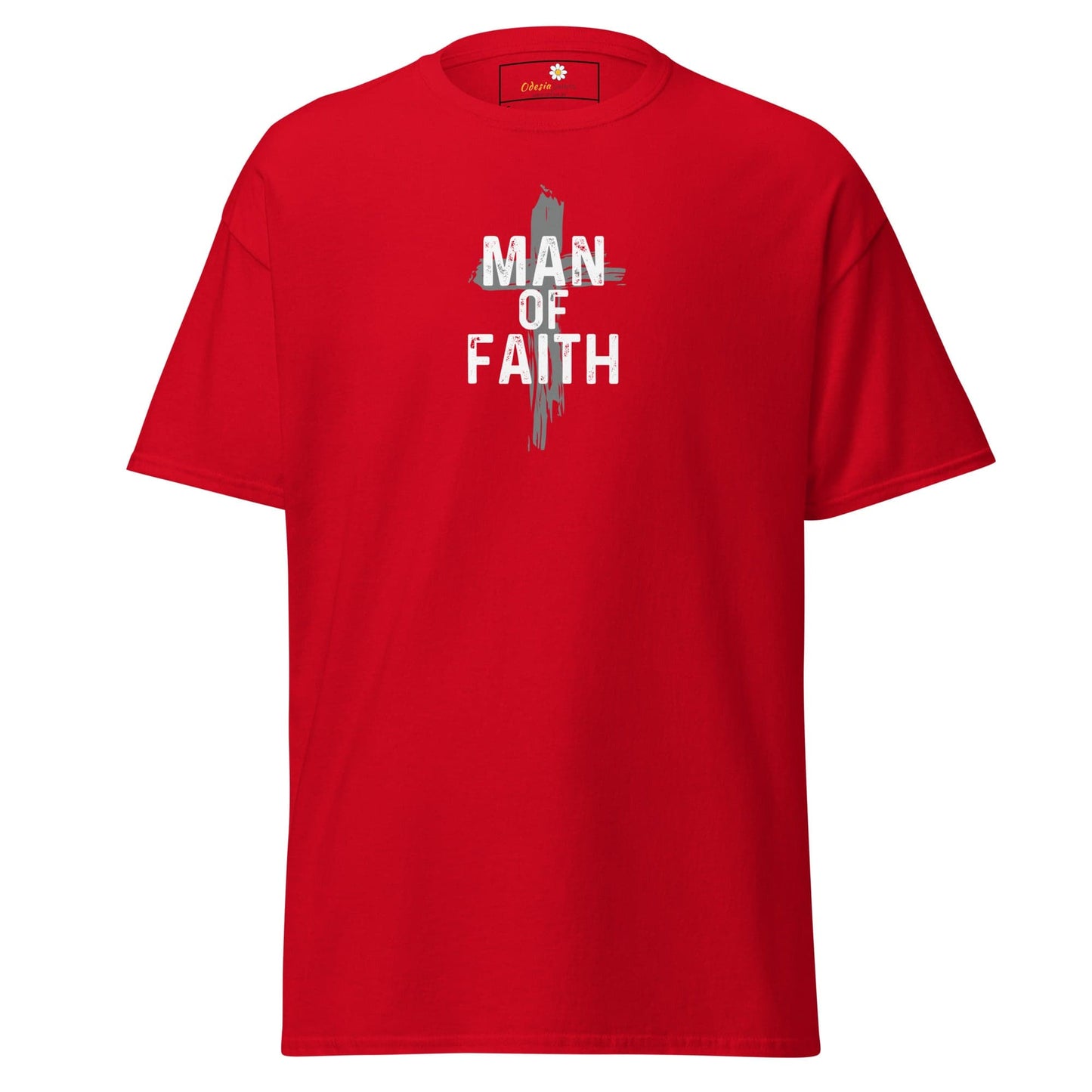Unisex classic tee - SPIRITUAL MAN OF FAITH - REGULAR - Red / S