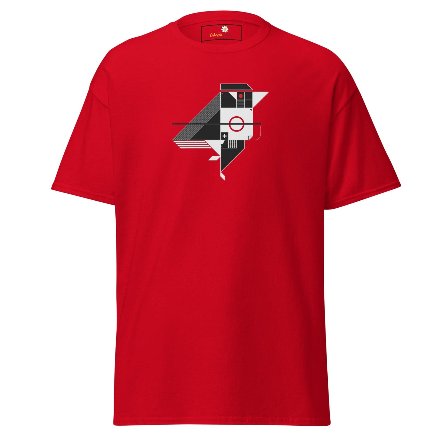 Unisex classic tee - ABSTRACT BIRD - REGULAR - Red / S