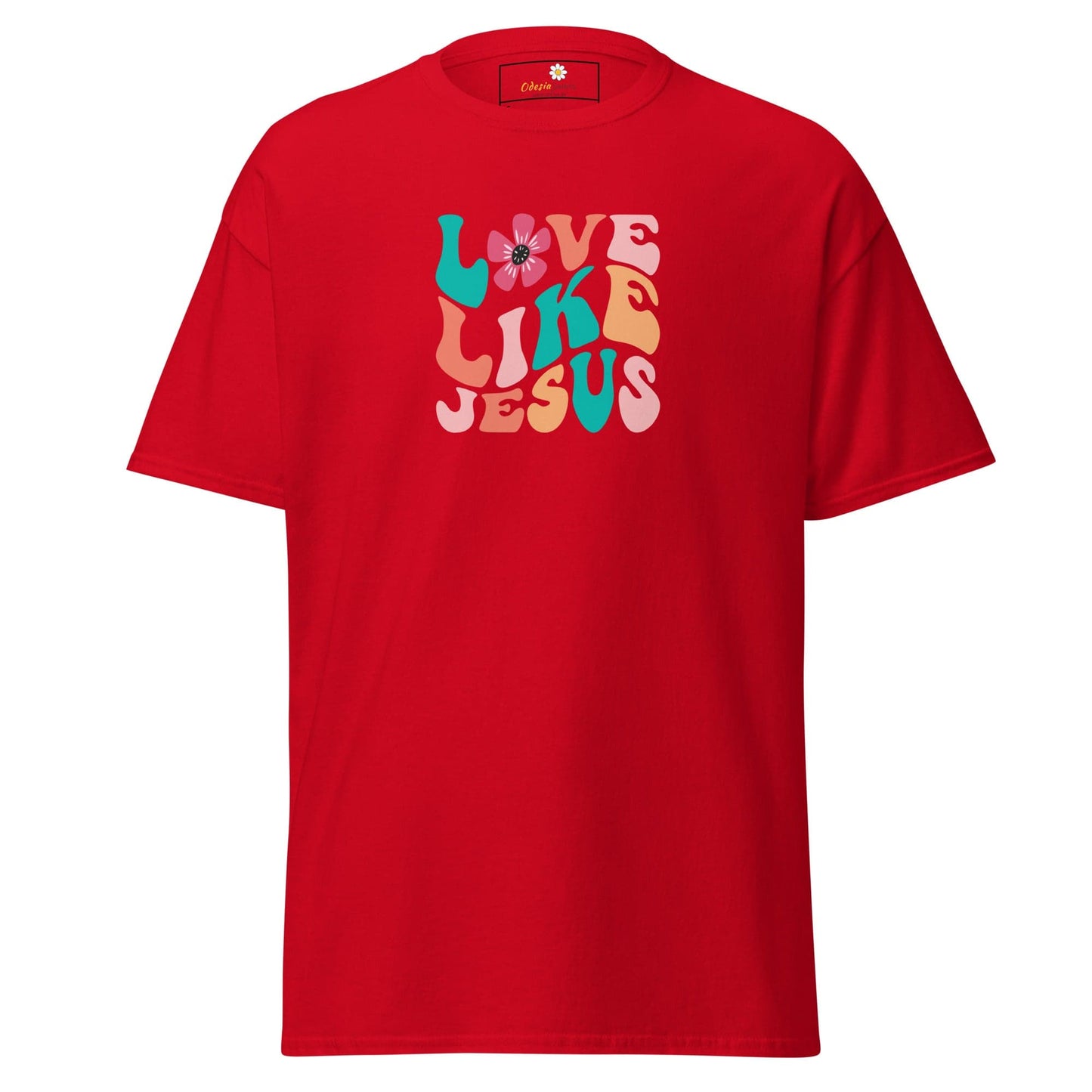 Unisex classic tee - SPIRITUAL LOVE LIKE JESUS - REGULAR - Red / S
