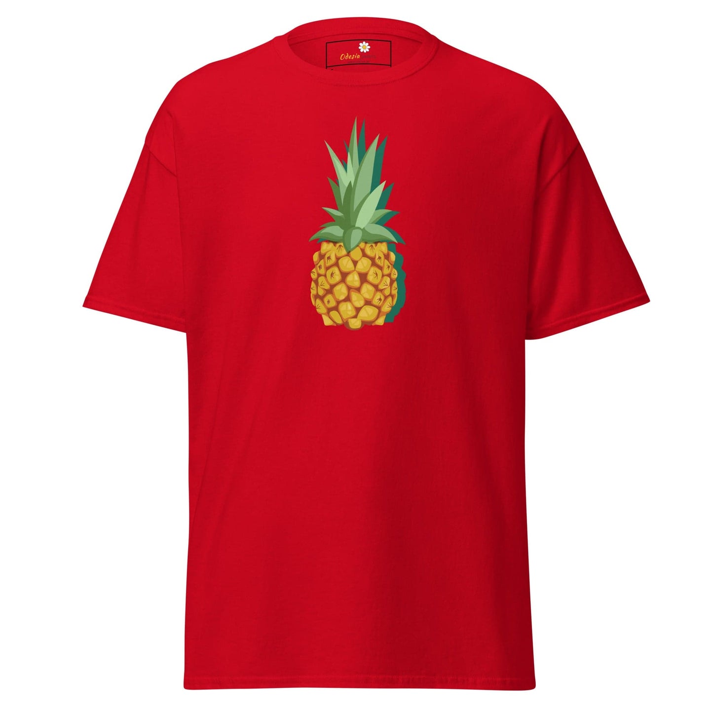 Unisex classic tee - SUMMER PINEAPPLE - REGULAR - Red / S