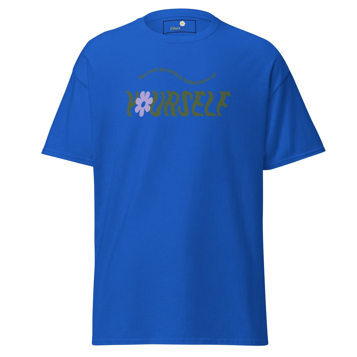 Unisex classic t-shirt - TEXT LOVE YOURSELF - REGULAR - Royal / S