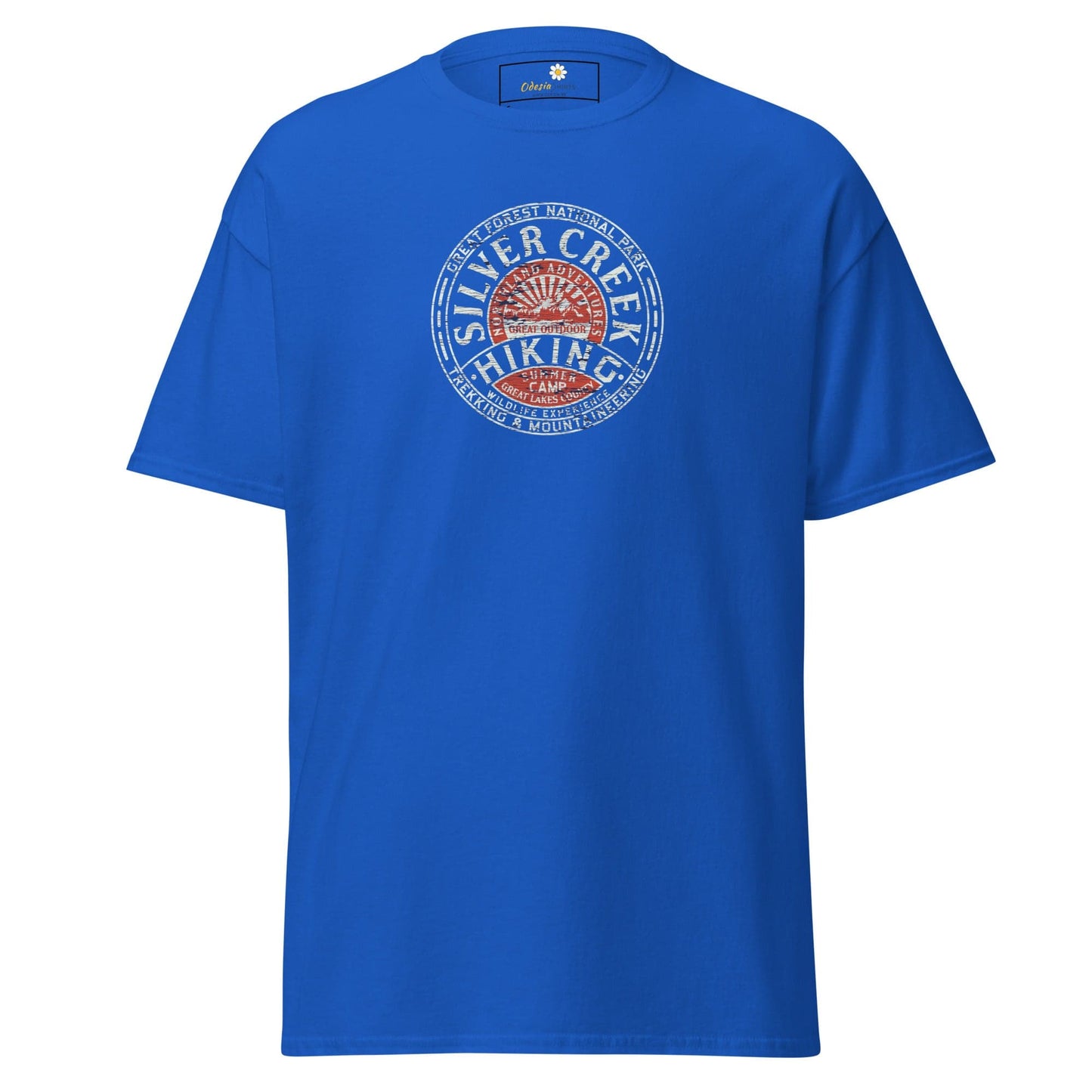 Unisex classic tee - ADVENTURE SILVER CREEK HIKING - REGULAR - Royal / S