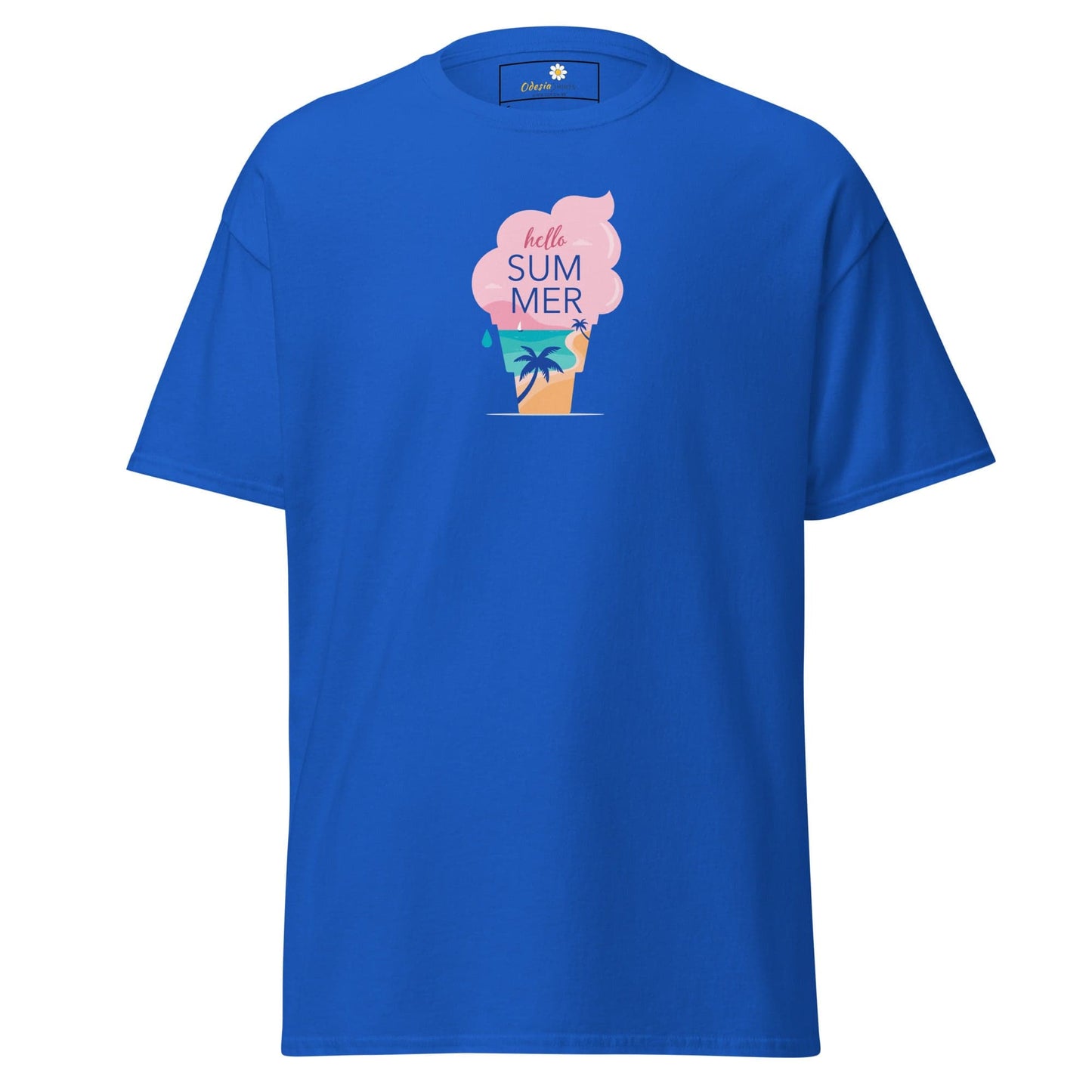 Unisex classic tee - SUMMER MISC ICE - REGULAR - Royal / S