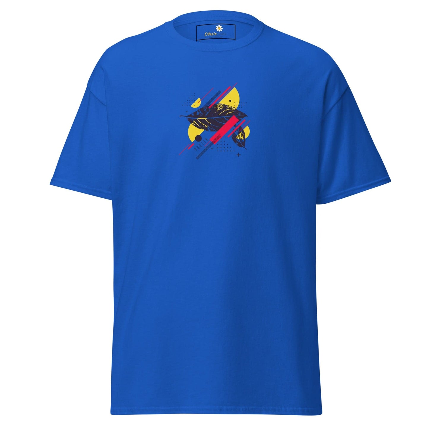 Unisex classic t-shirt - ABSTRACT SHAPES - REGULAR - Royal / S