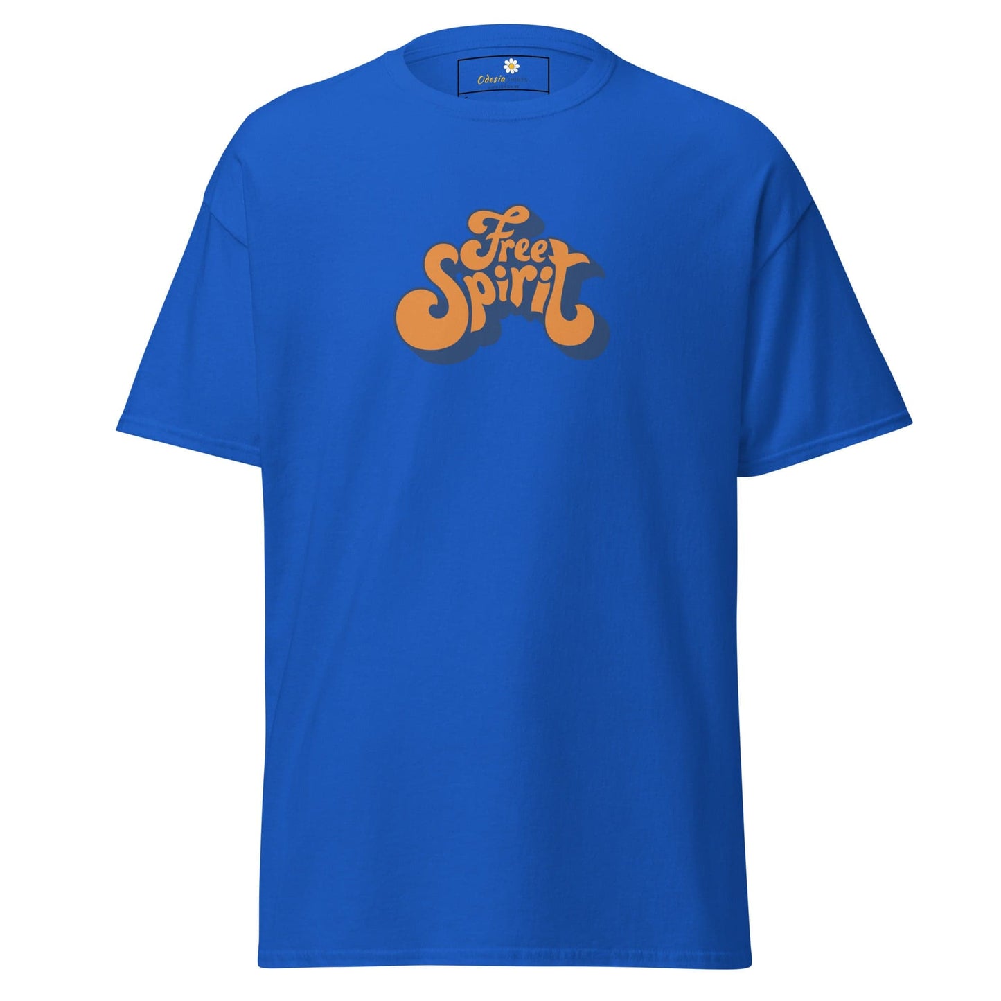 Unisex classic tee - TEXT MISC FREE SPIRIT - REGULAR - Royal / S