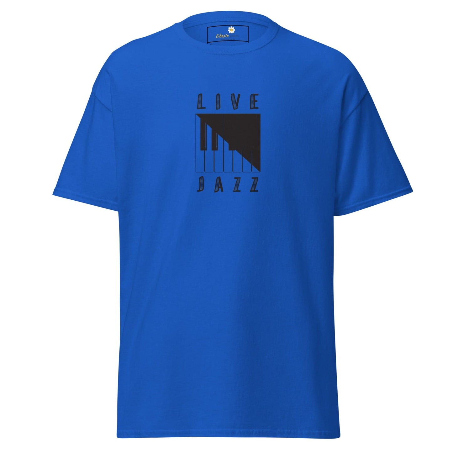 Unisex classic t-shirt - MUSIC LIFE JAZZ - REGULAR - Royal / S