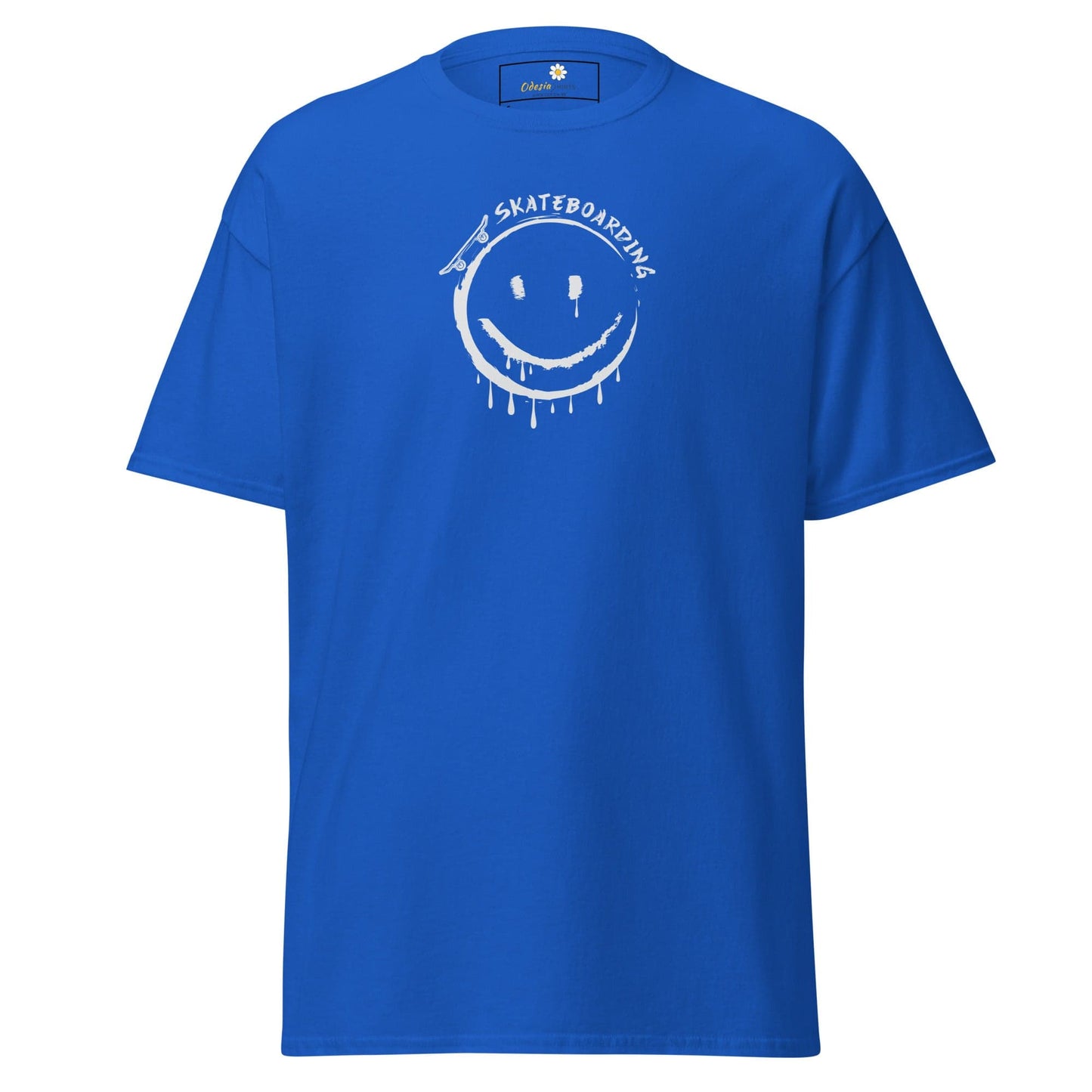 Unisex classic tee - SPORT SKATEBOARDING SMILE - REGULAR - Royal / S