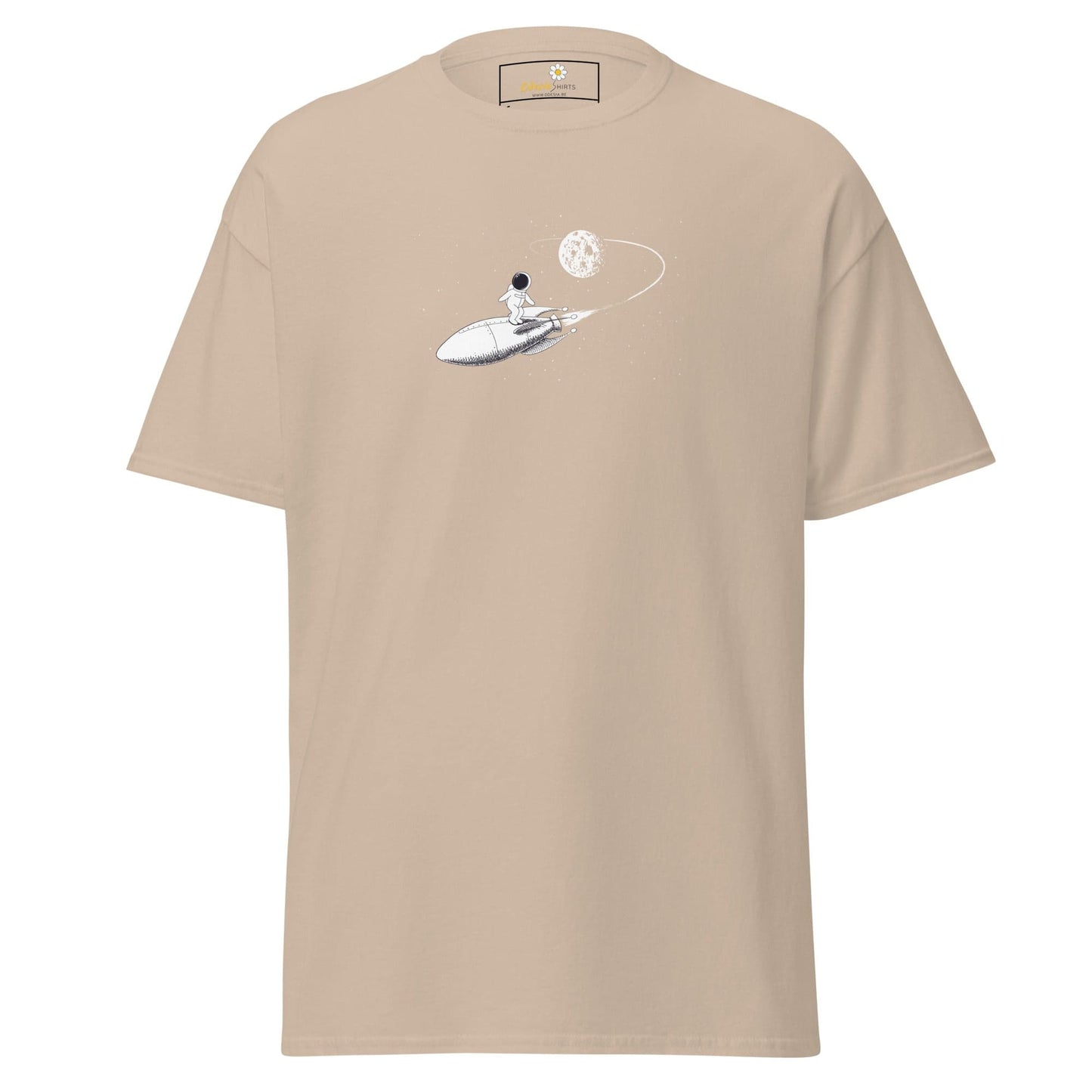 Unisex classic tee - ASTRONAUT ROCKET - REGULAR - Sand / S