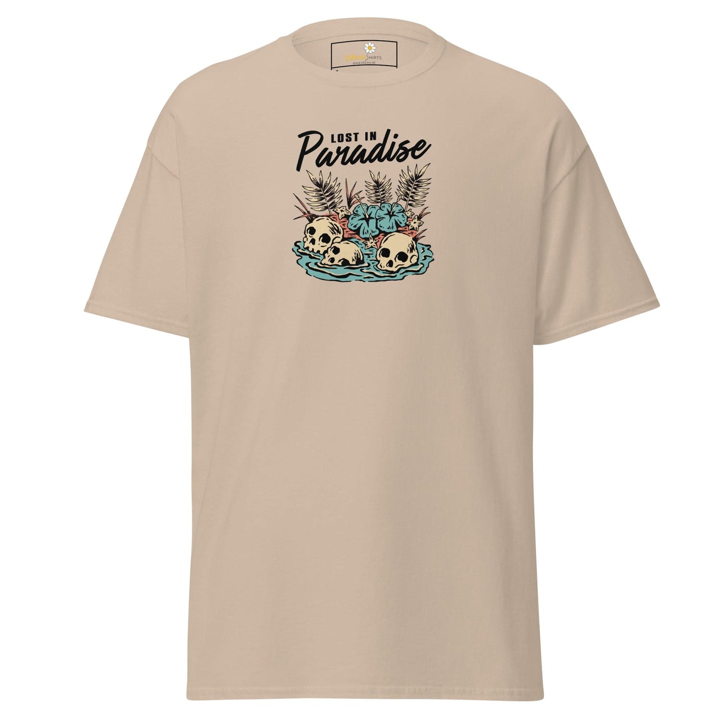 Unisex classic tee - SKULL LOST IN PARADISE - REGULAR - Sand / S