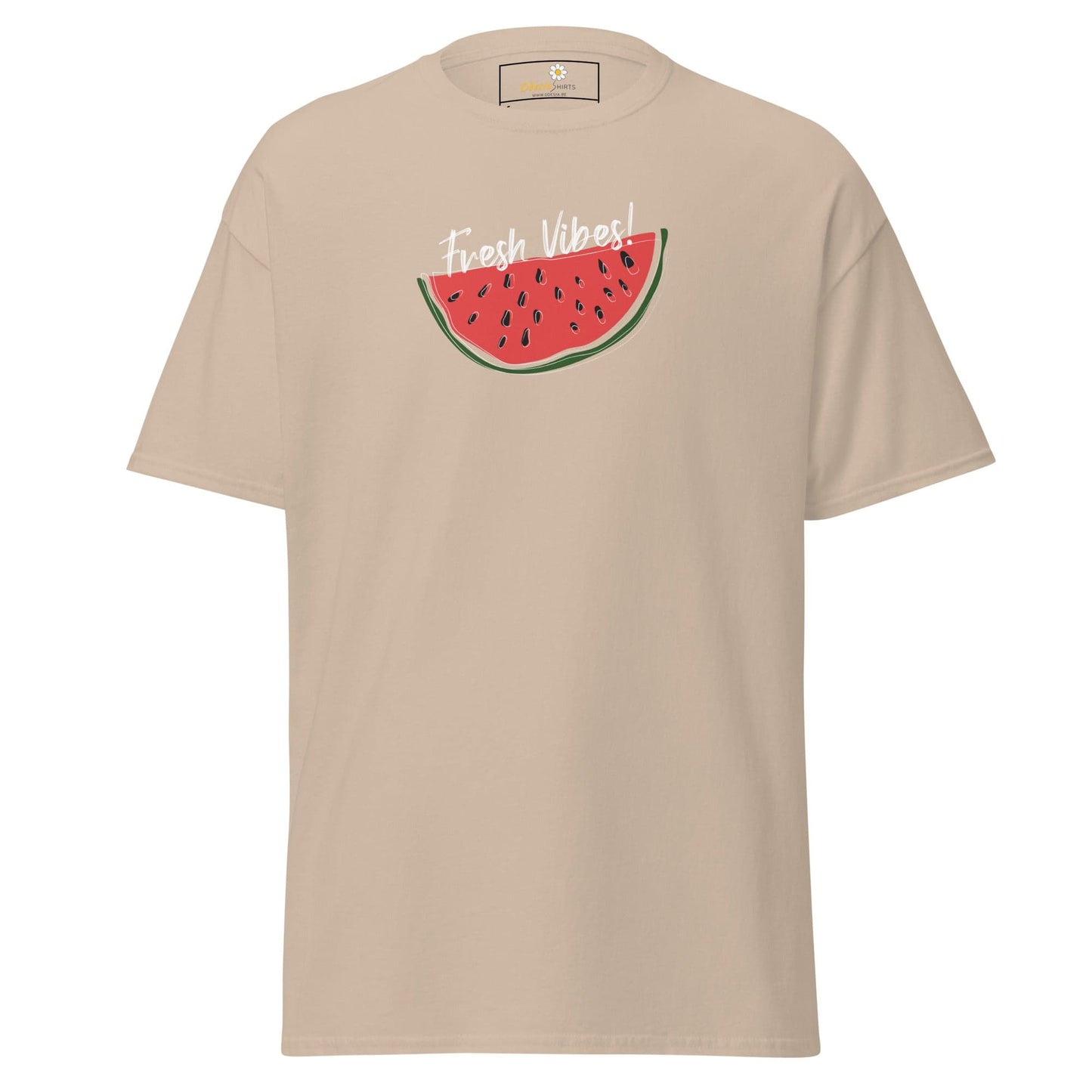 Unisex classic tee - SUMMER FRESH VIBES - REGULAR - Sand / S