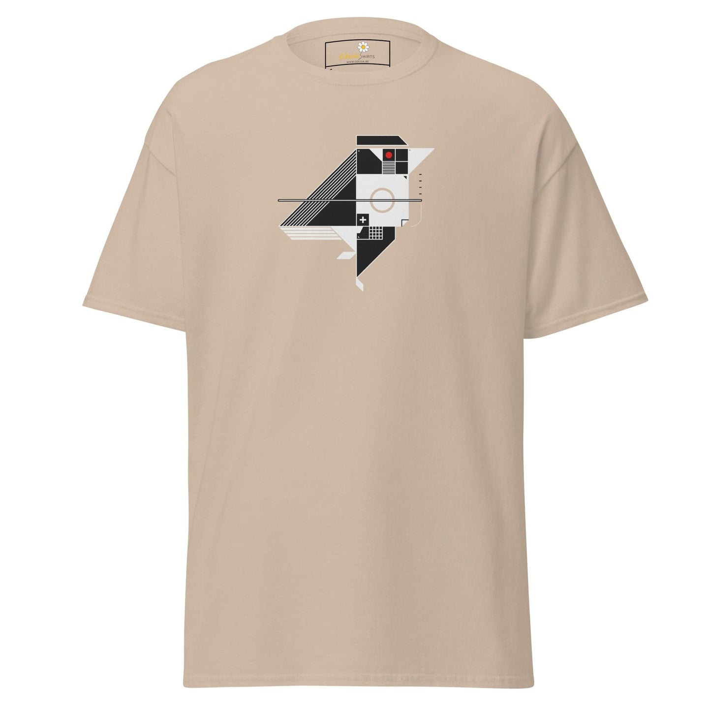 Unisex classic tee - ABSTRACT BIRD - REGULAR - Sand / S