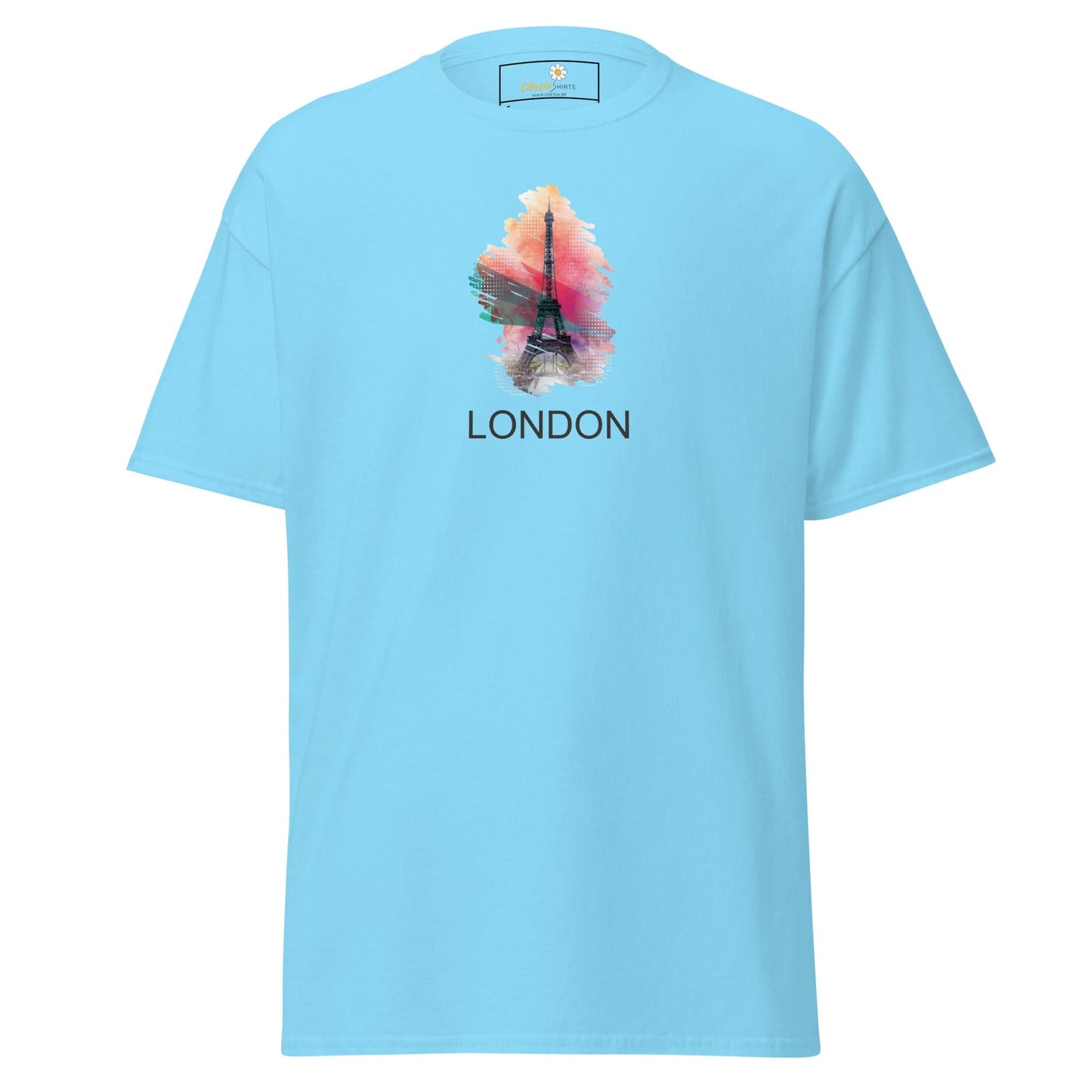 Unisex classic tee - COUNTRY LONDON PARIS - REGULAR - Sky / S