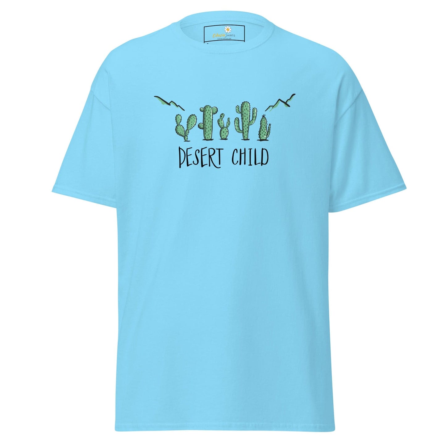 Unisex classic t-shirt - SUMMER DESERT CHILD - REGULAR - Sky / S