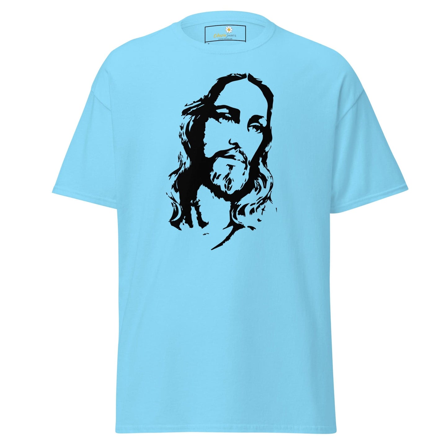 Unisex classic tee - SPIRITUAL JESUS - REGULAR - Sky / S