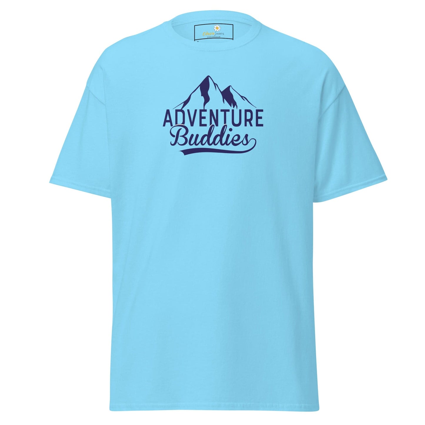 Unisex classic t-shirt - SPORT ADVENTURE BUDDIES - REGULAR - Sky / S