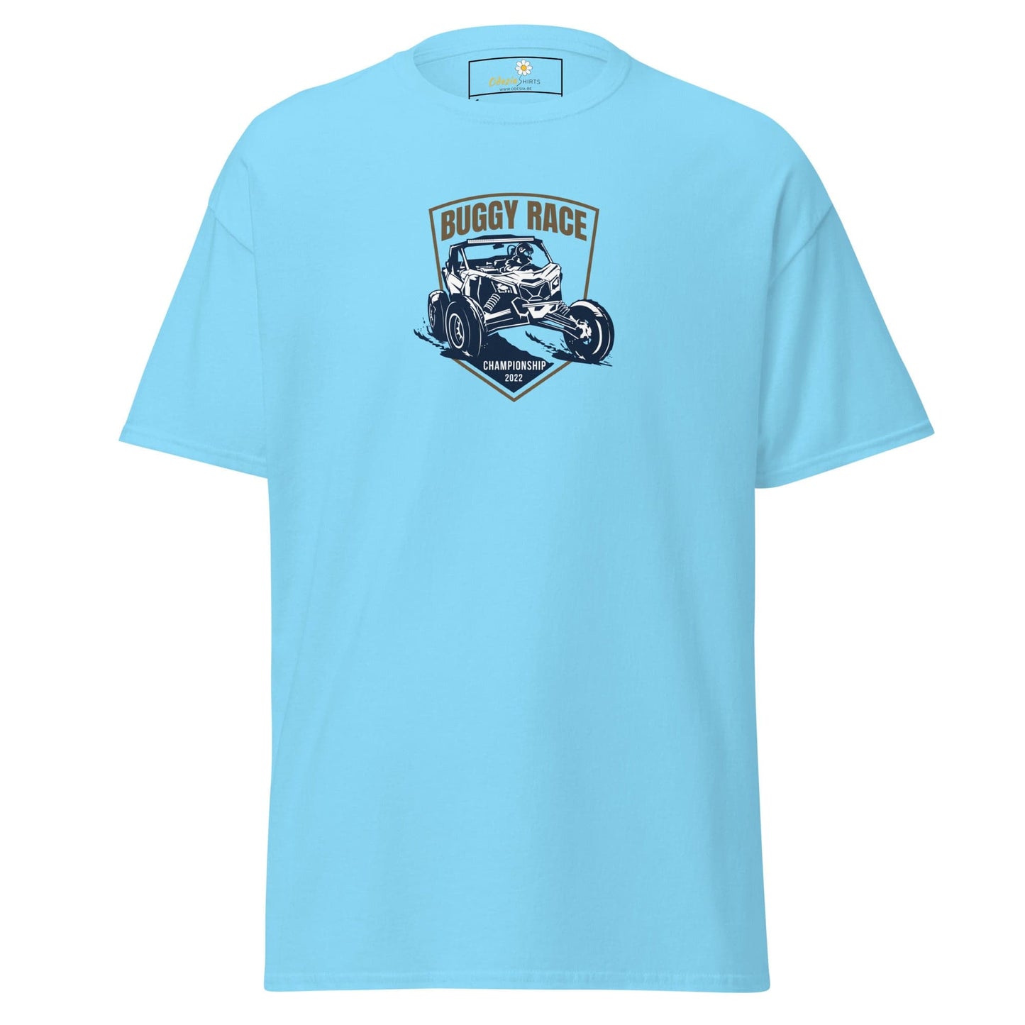Unisex classic t-shirt - MOTOR BUGGY RACE - REGULAR - Sky / S