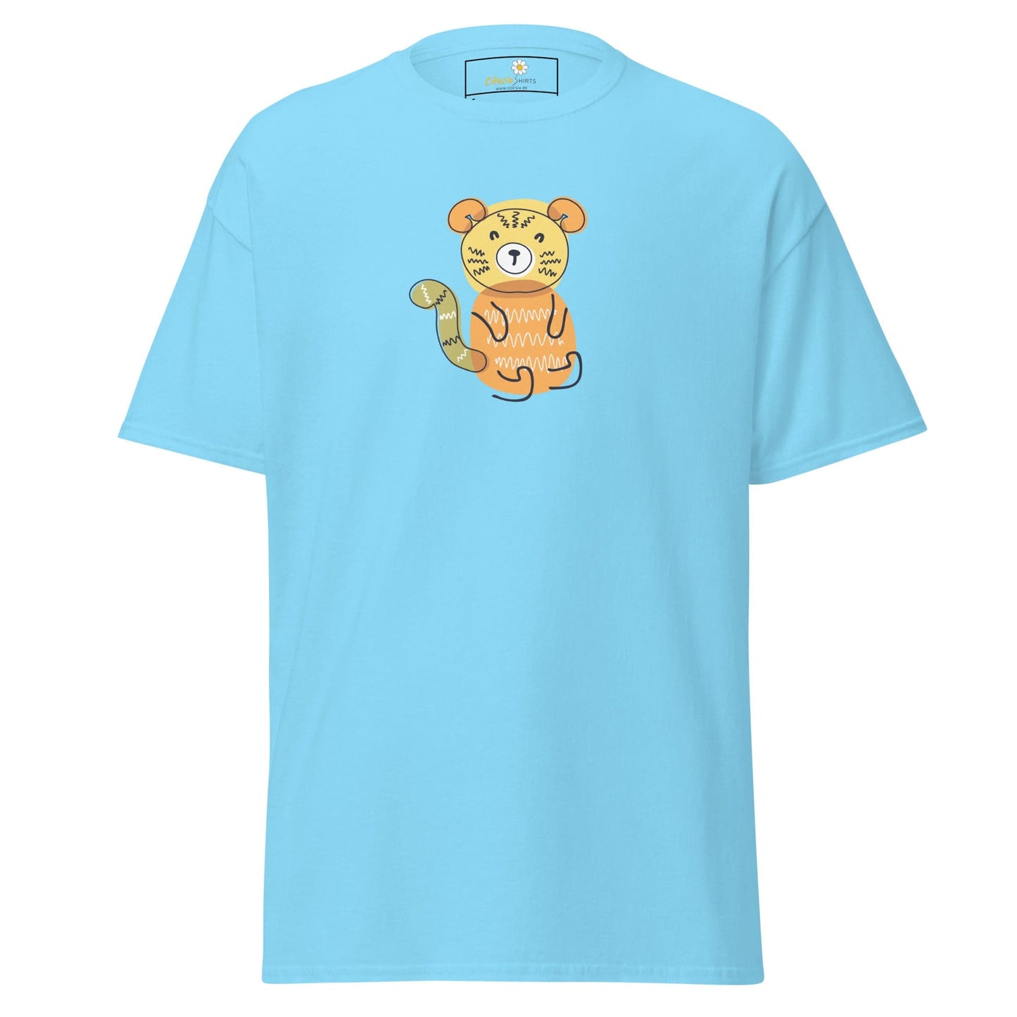 Unisex classic tee - ANIMALS FRIENDLY BEAR - REGULAR - Sky / S