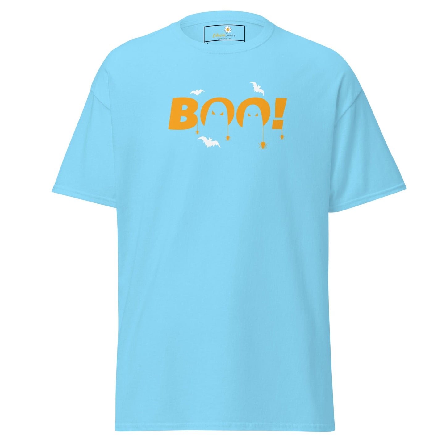 Unisex classic t-shirt - SEASONAL HALLOWEEN BOO - REGULAR - Sky / S