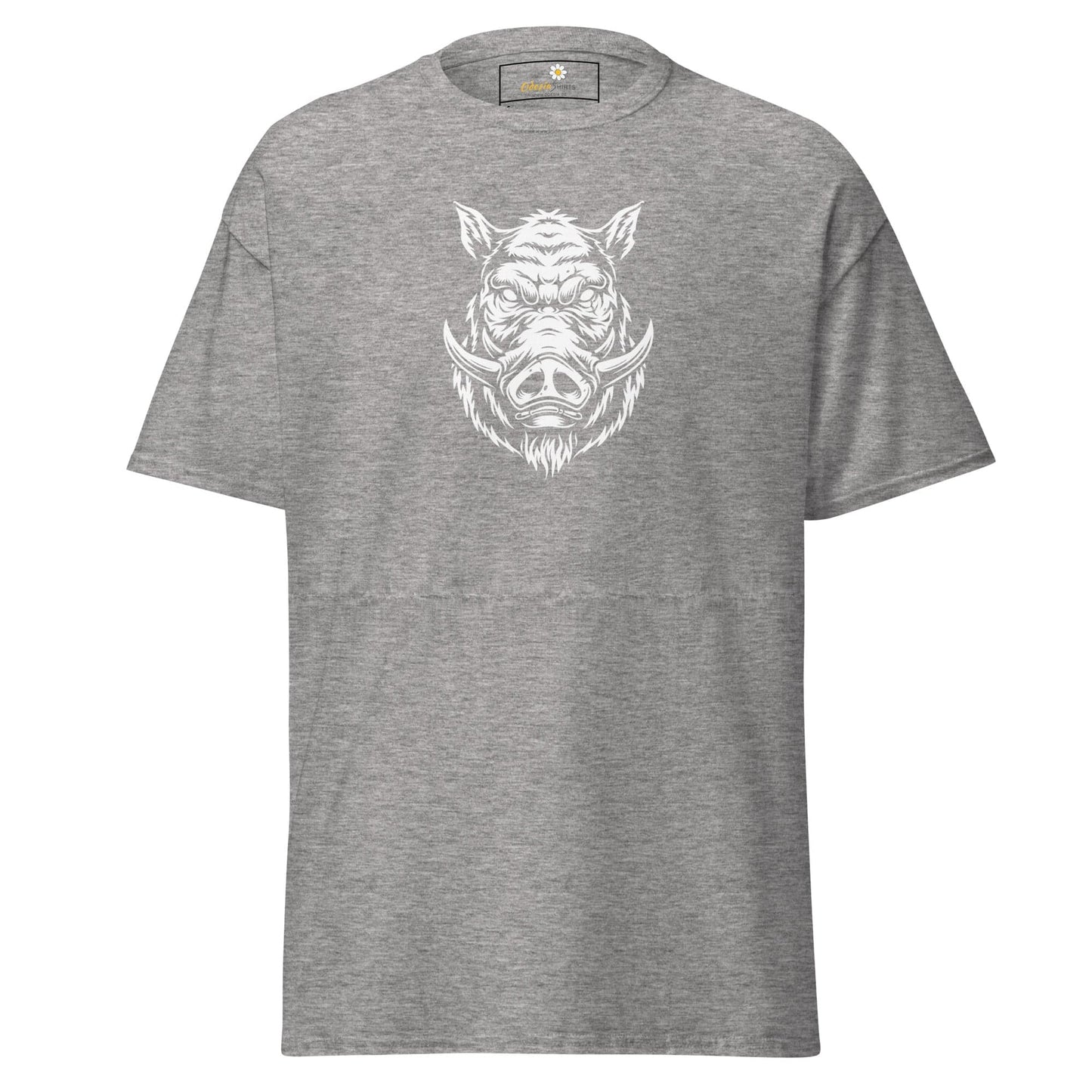 Unisex classic t-shirt - WILD LIFE PIG - REGULAR - Sport Grey / S