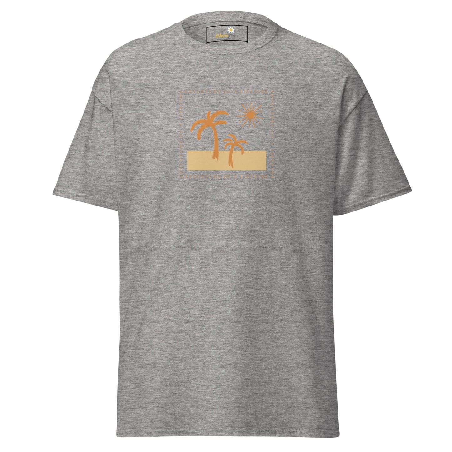 Unisex classic t-shirt - SUMMER PARADISE TREE SUN - REGULAR - Sport Grey / S