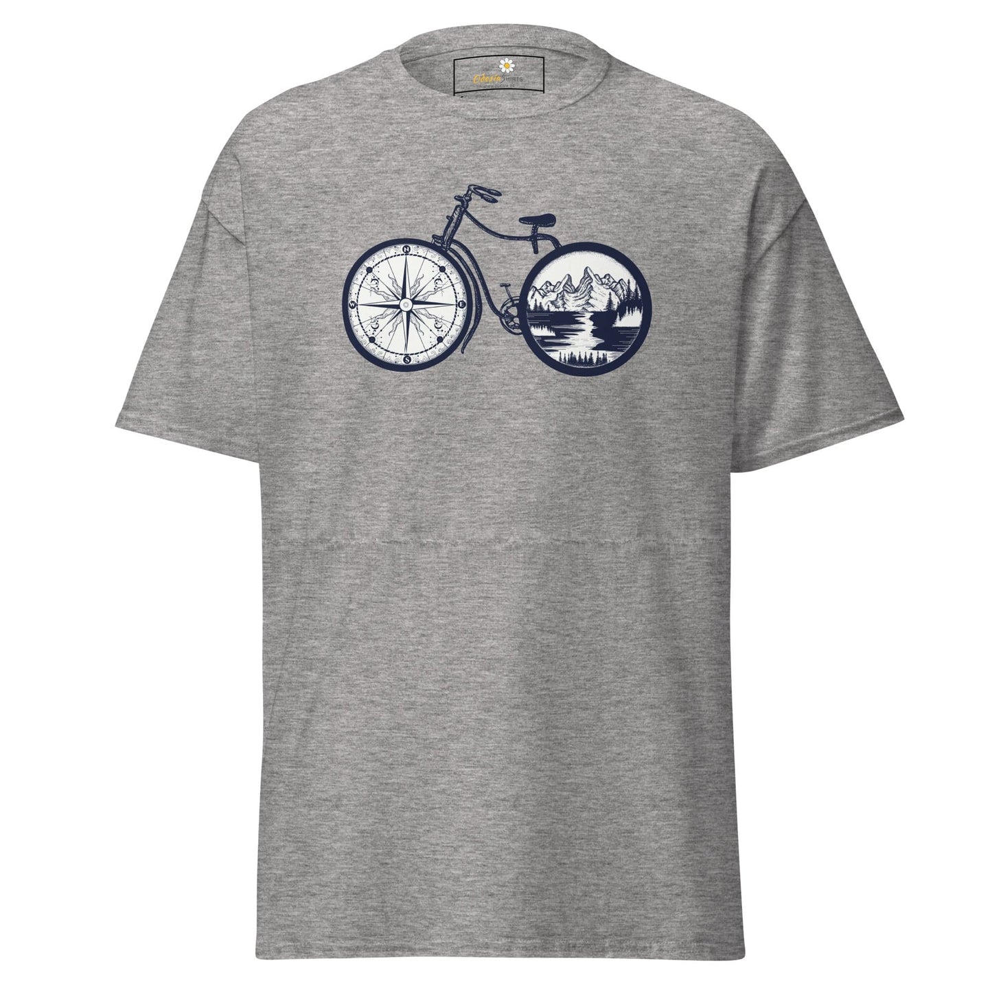 Unisex classic t-shirt - SPORT BIKE DIRECTION MOUNTAINS - REGULAR - Sport Grey / S