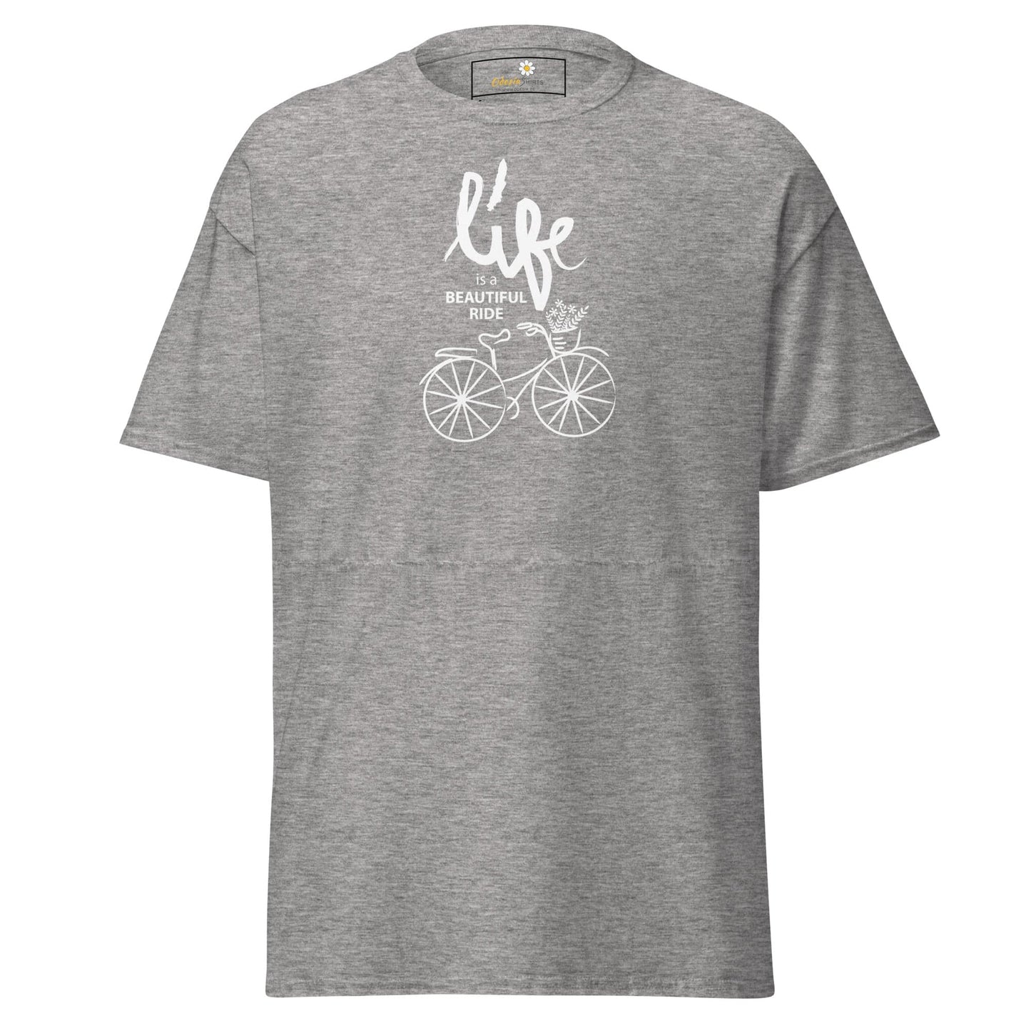 Unisex classic tee - SPORT POSITIVE LIFE BEAUTIFUL - REGULAR - Sport Grey / S