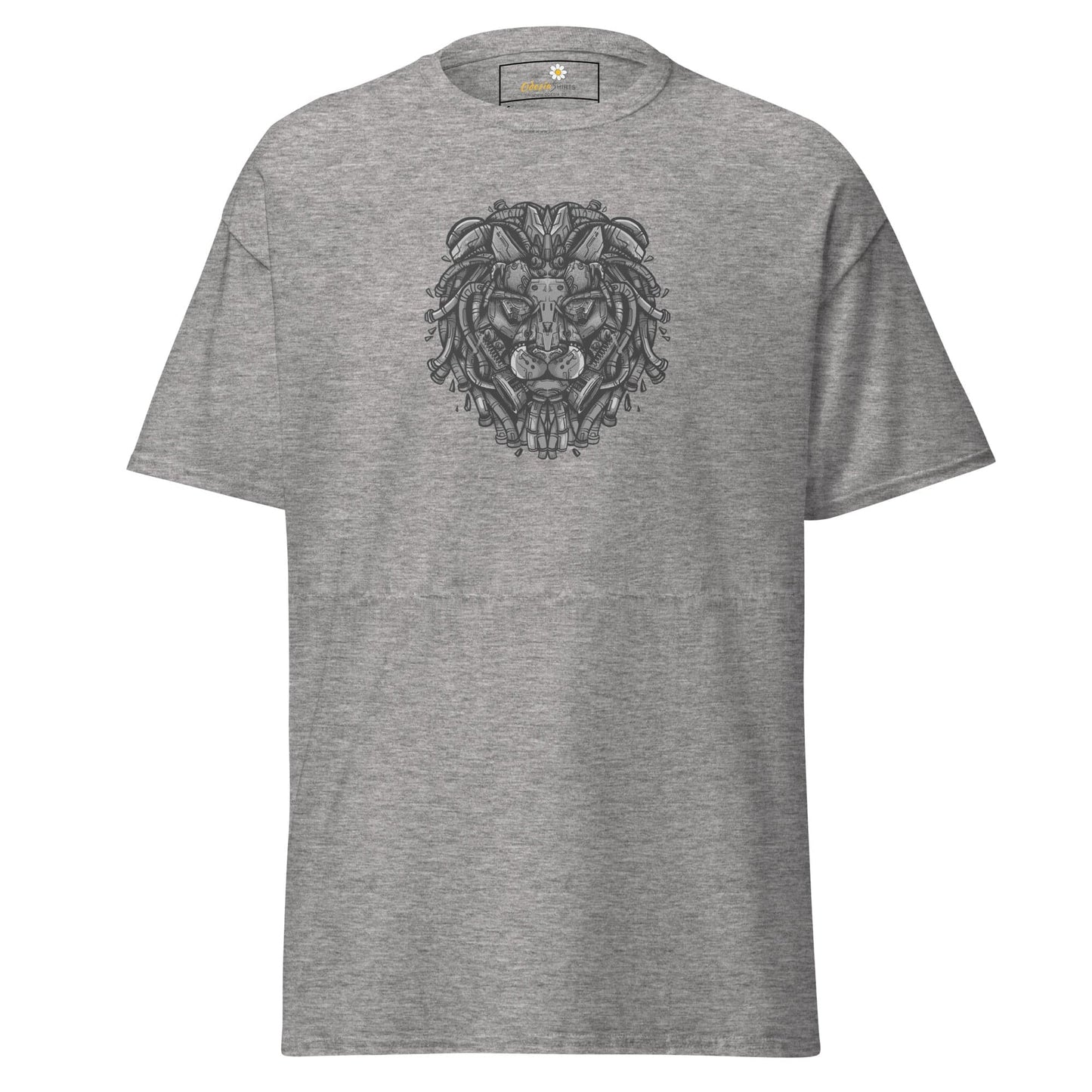 Unisex classic t-shirt - ABSTRACT LION HEAD - REGULAR - Sport Grey / S