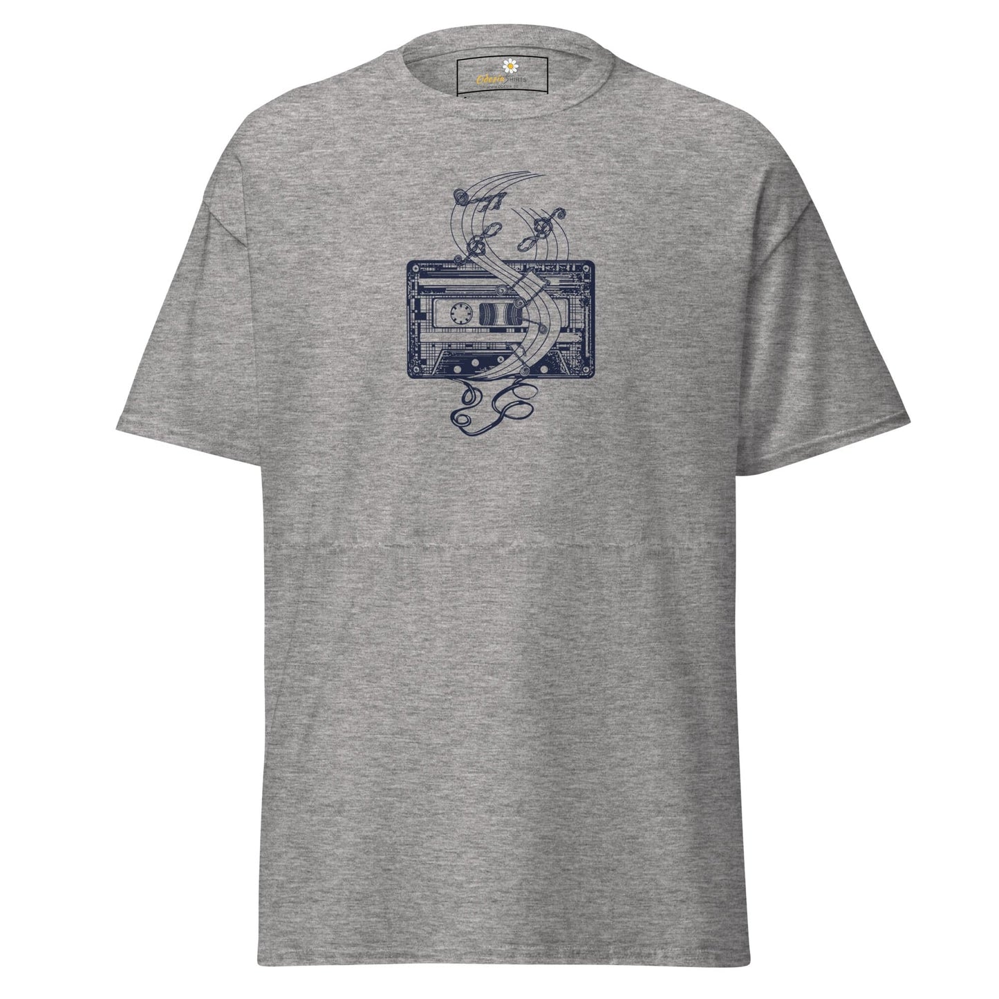 Unisex classic t-shirt - MUSIC TAPE - REGULAR - Sport Grey / S