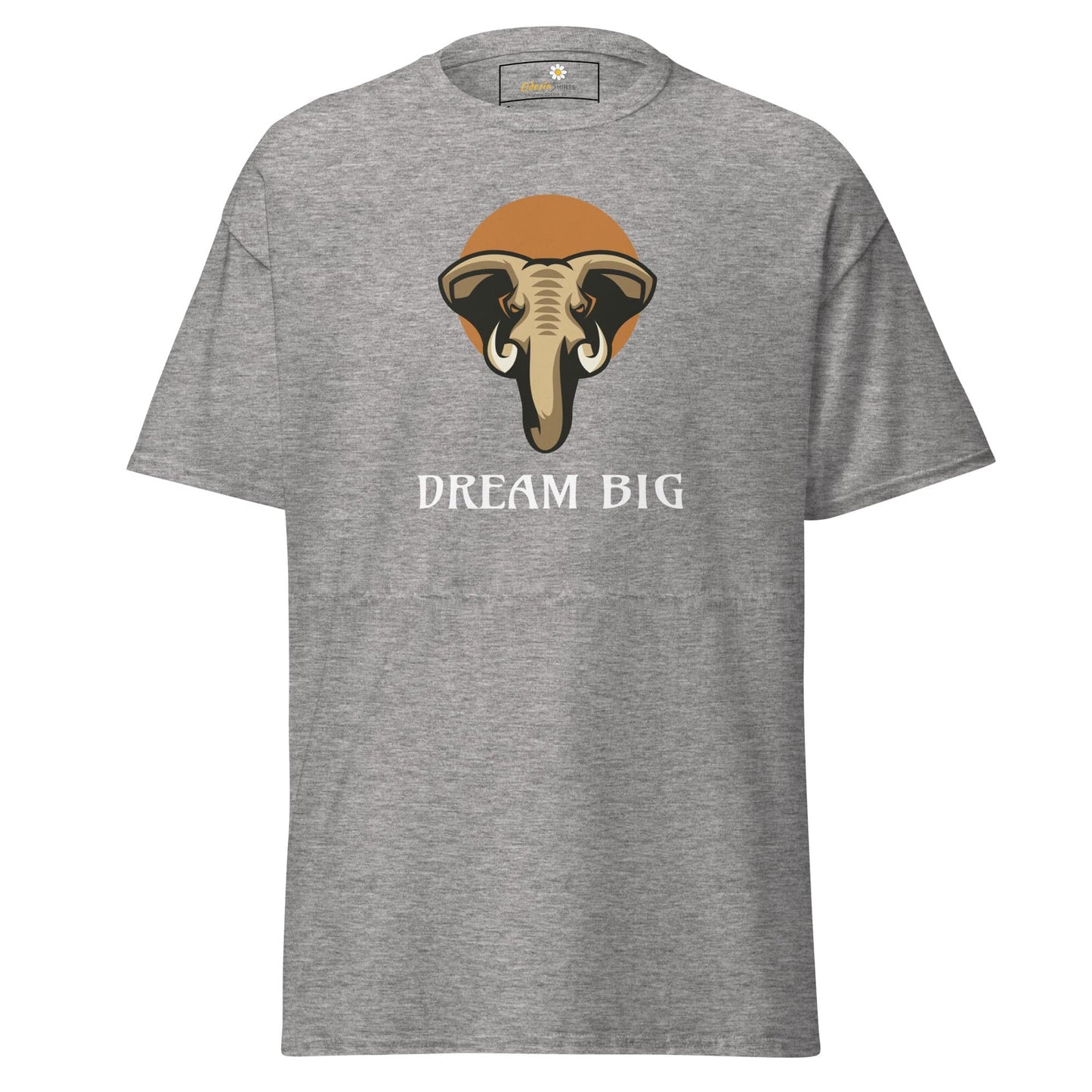 Unisex classic t-shirt - WILD LIFE ELEPHANT DREAM BIG - REGULAR - Sport Grey / S