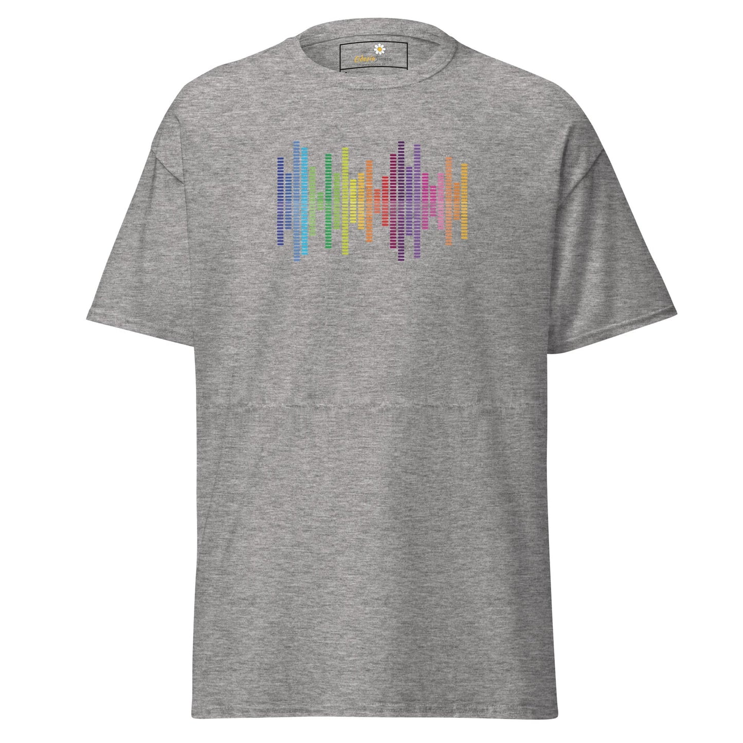 Unisex classic tee - MUSIC AUDIO SPECTRUM - REGULAR - Sport Grey / S