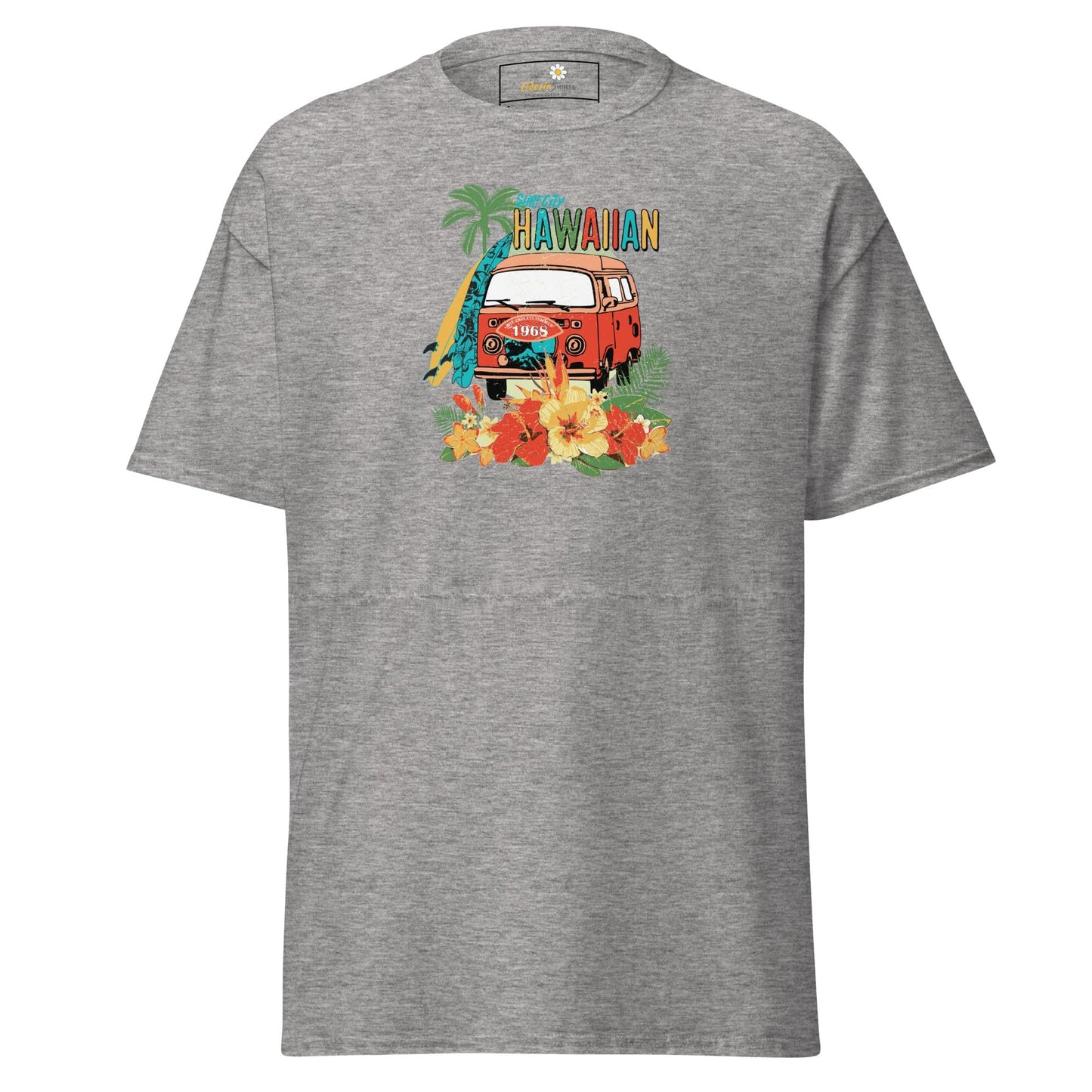 Unisex classic tee - SUMMER HAWAIAN VAN - REGULAR - Sport Grey / S
