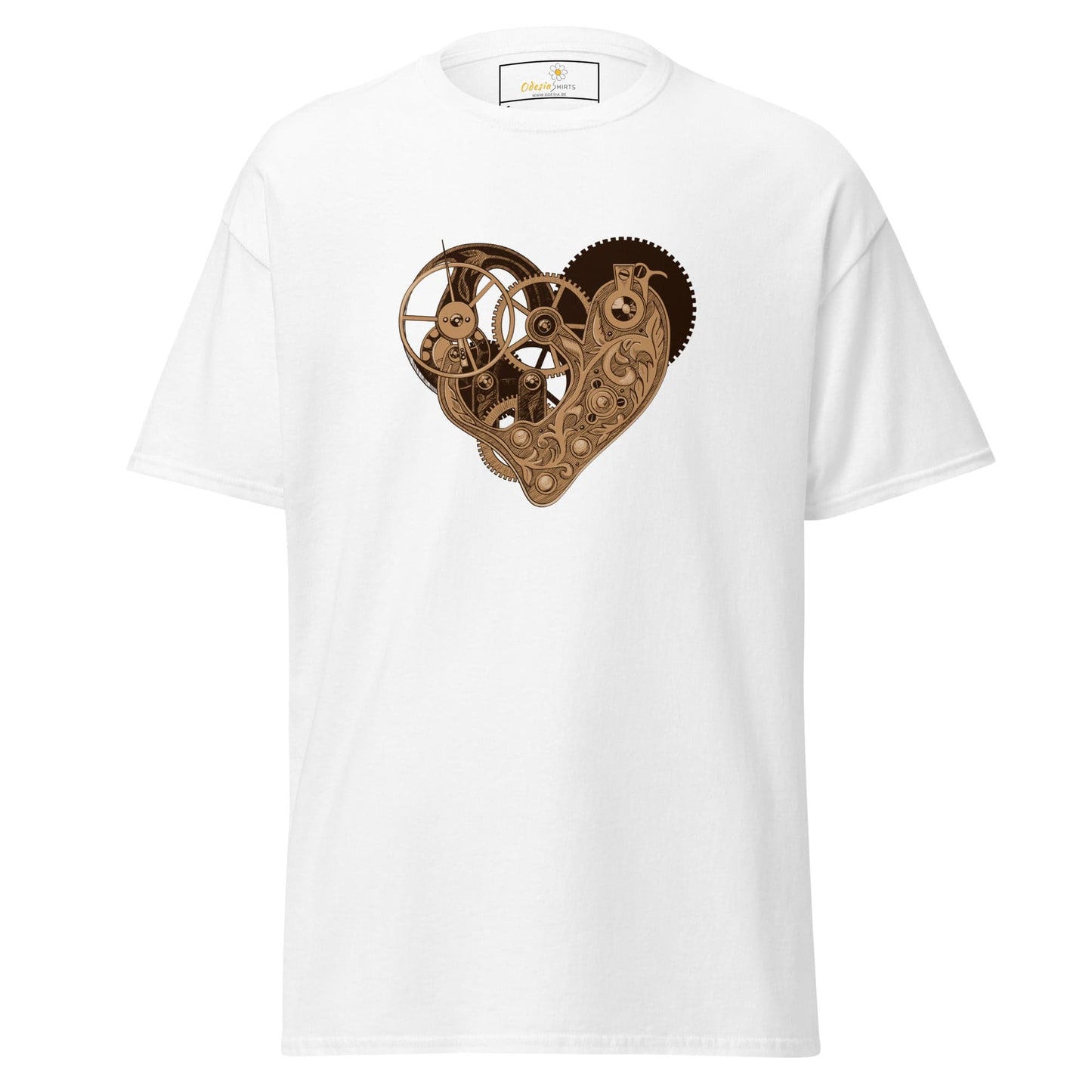 Unisex classic tee - ABSTRACT HEART - REGULAR - White / S
