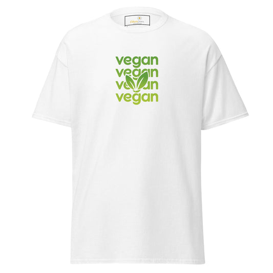 Unisex classic tee - GREEN VEGAN - REGULAR - White / S