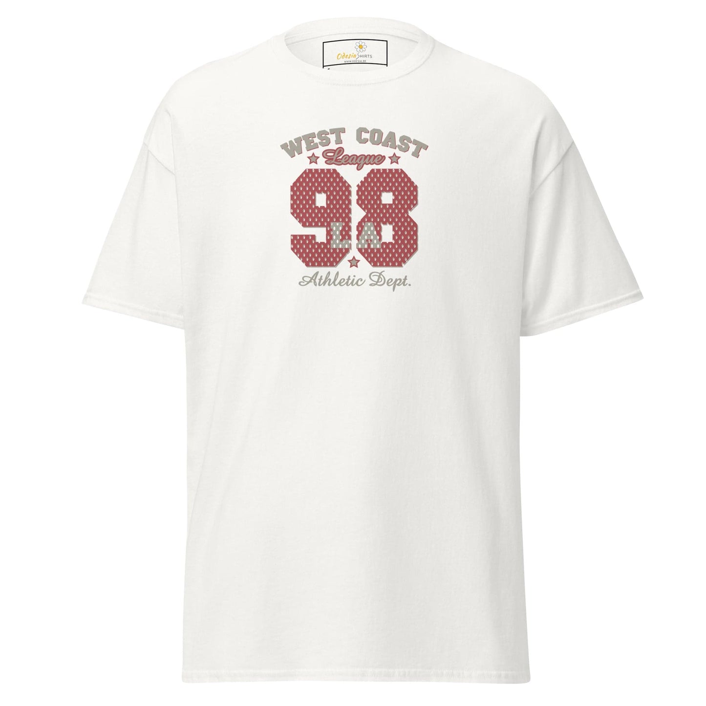 Unisex classic t-shirt - SPORT WEST COAST 98 - REGULAR - White / S