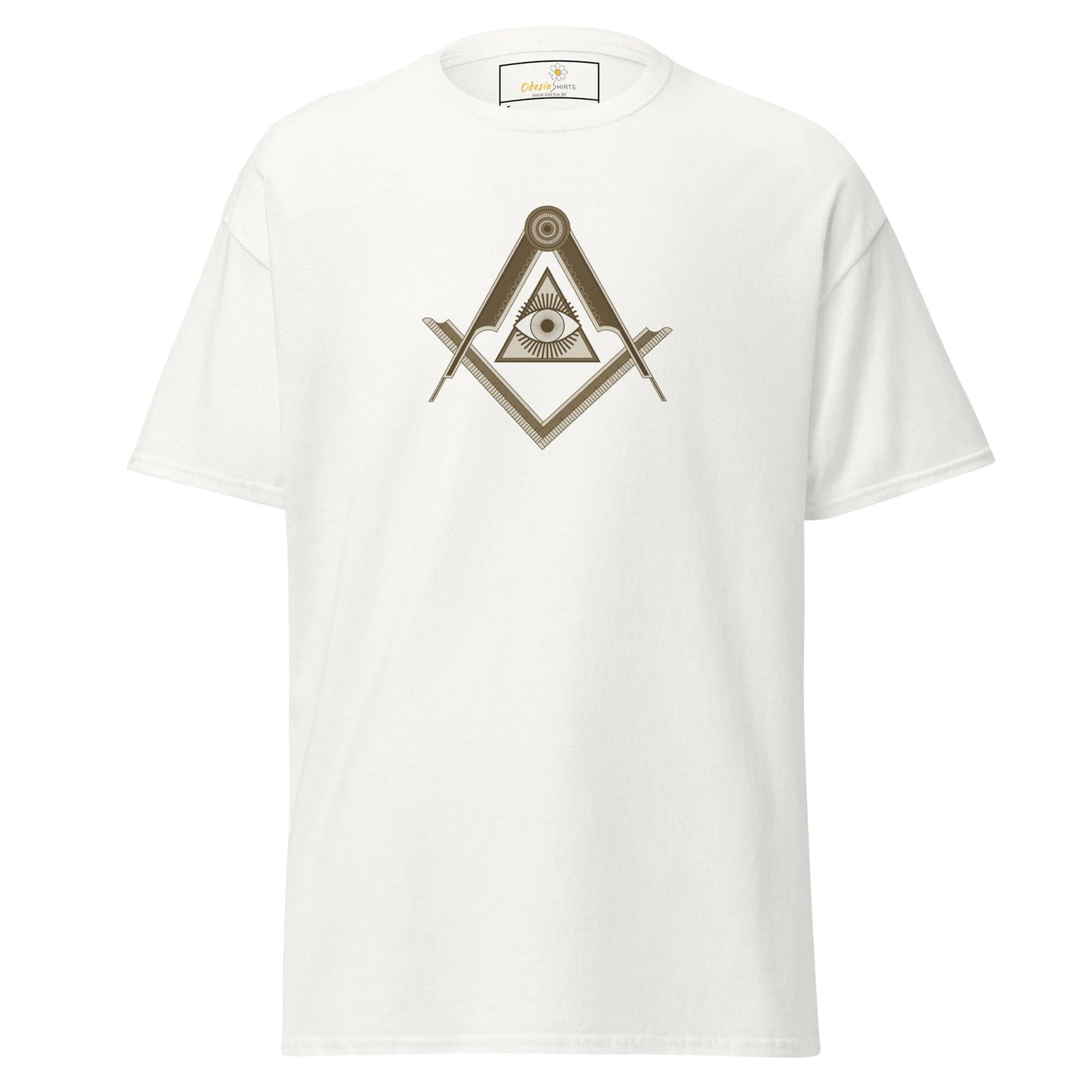 Unisex classic t-shirt - MYSTIC EYE TRIANGLE - REGULAR - White / S