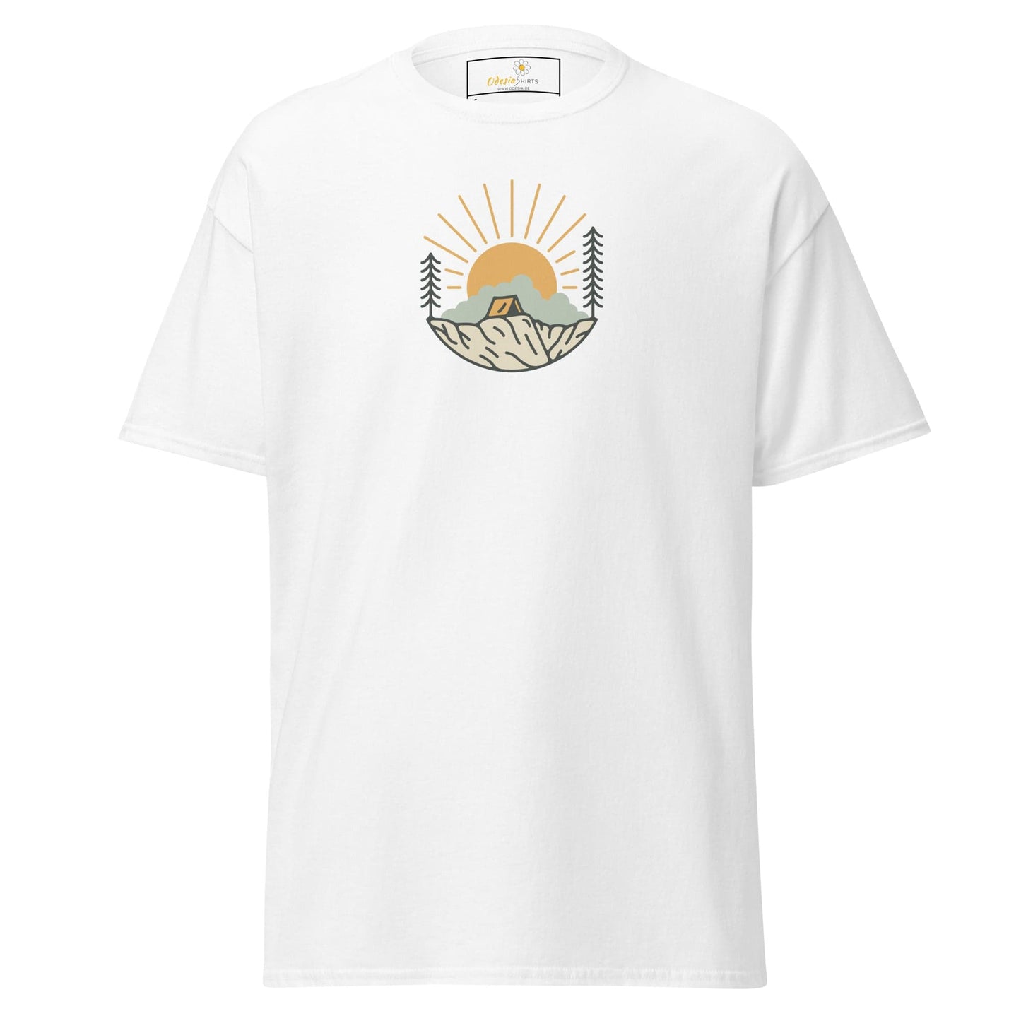 Unisex classic tee - MISC SUNNY CIRCLE - REGULAR - White / S
